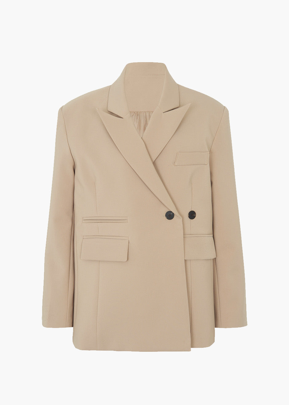 Paige Blazer - Beige - 8