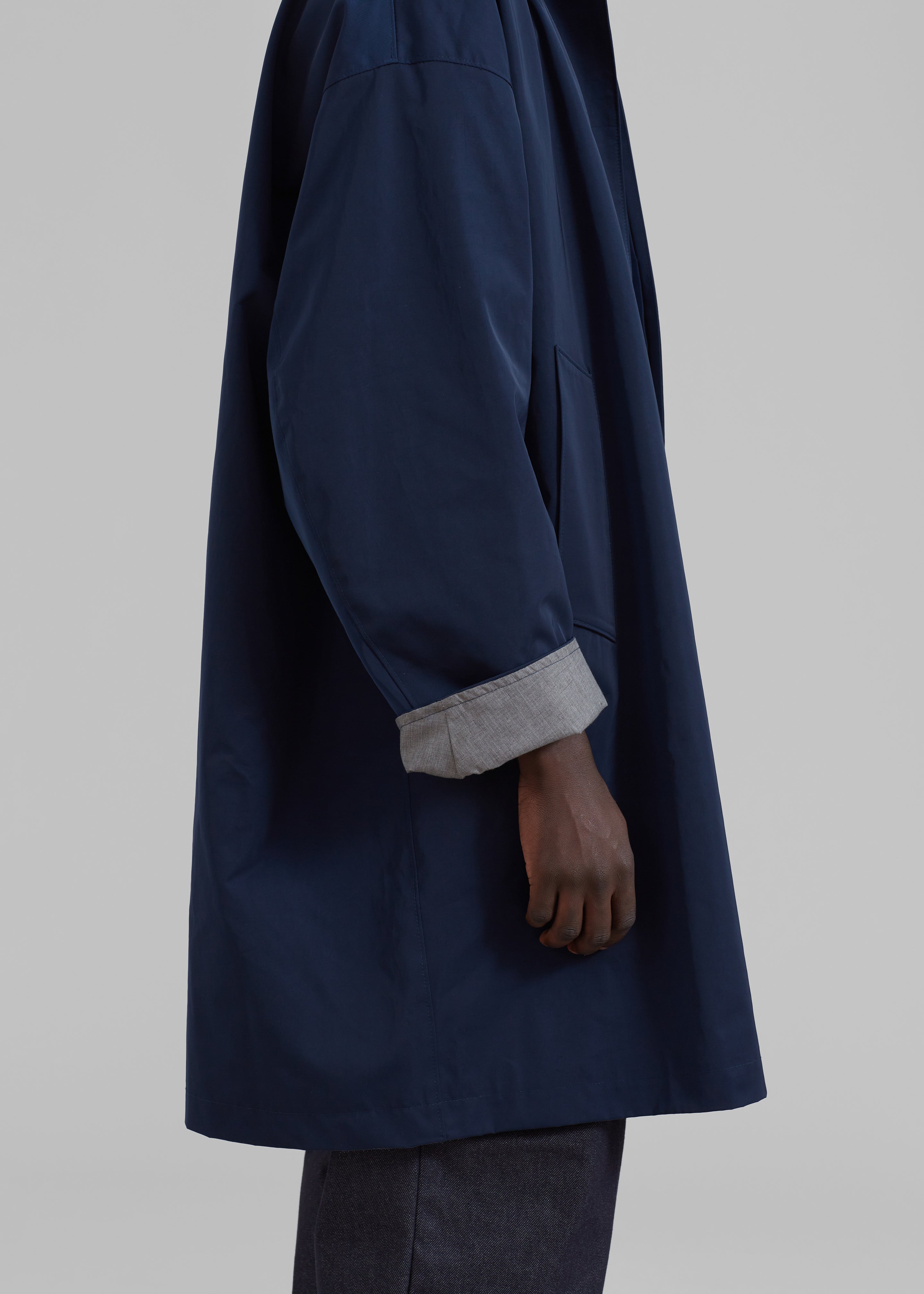 Peter Trench Coat - Navy - 5