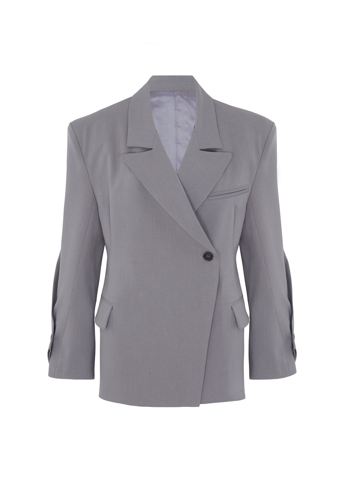 Pia Boxy Blazer - Grey - 11
