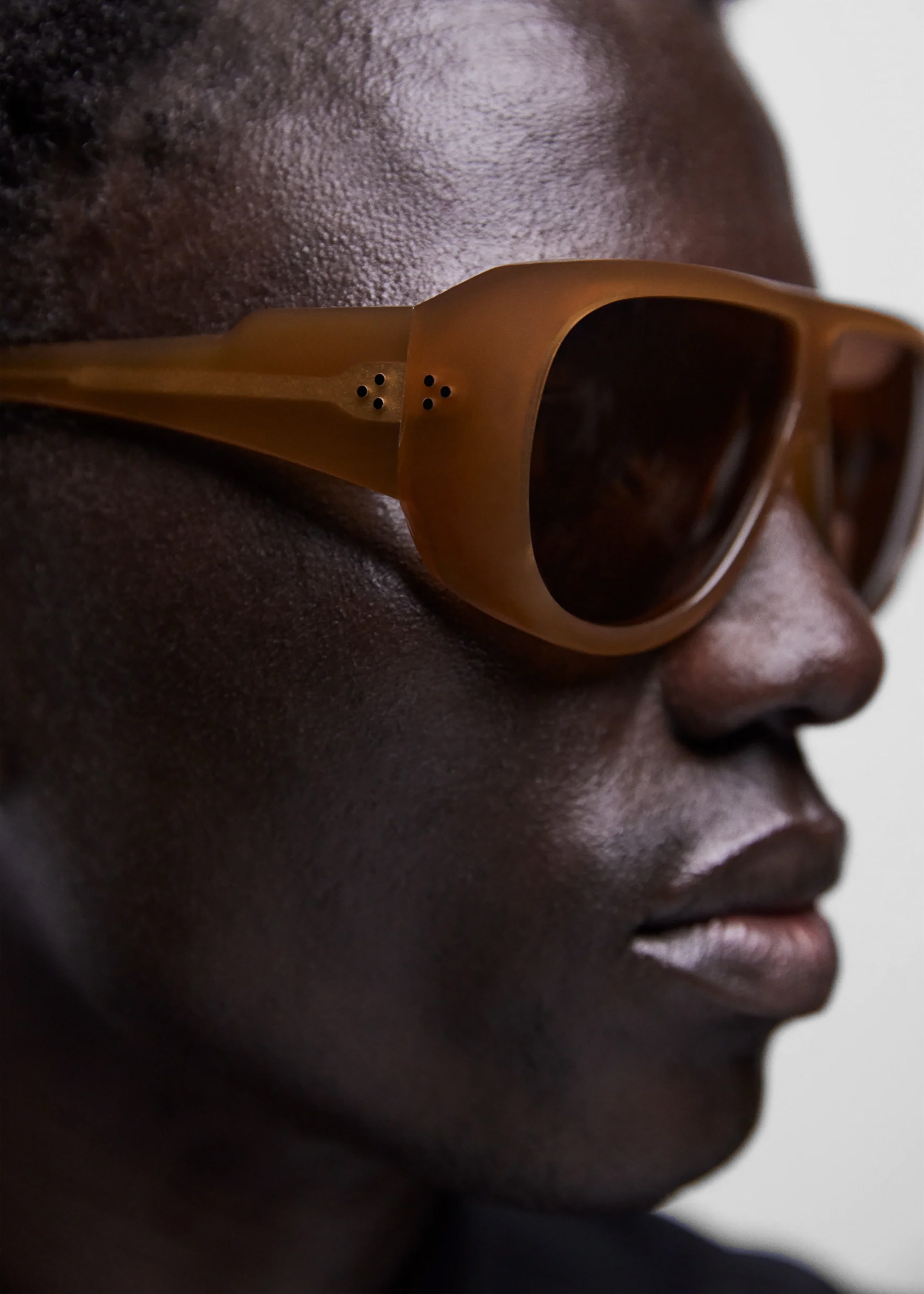 Port Tanger Gambia Sunglasses - Yellow Ochra Acetate/Tobacco Lens - 8