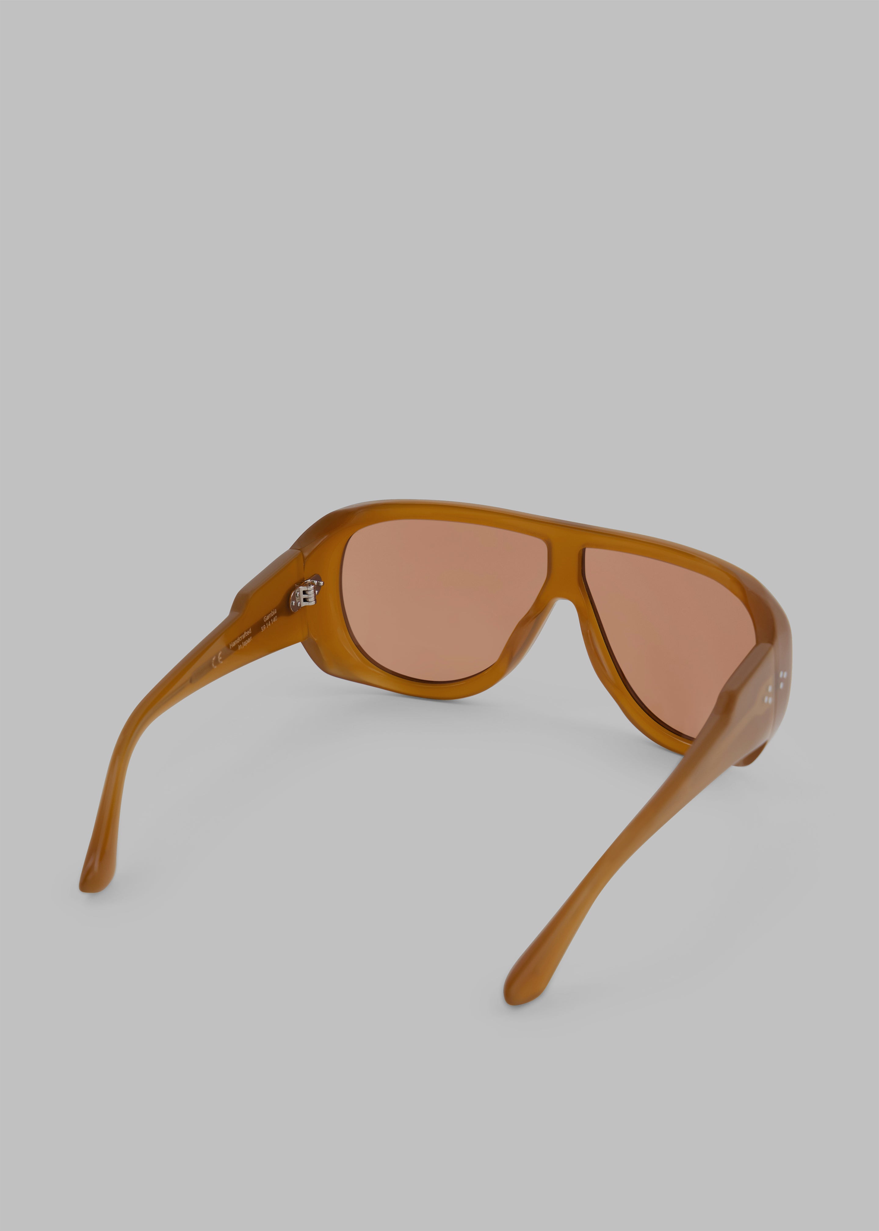 Port Tanger Gambia Sunglasses - Yellow Ochra Acetate/Tobacco Lens - 11