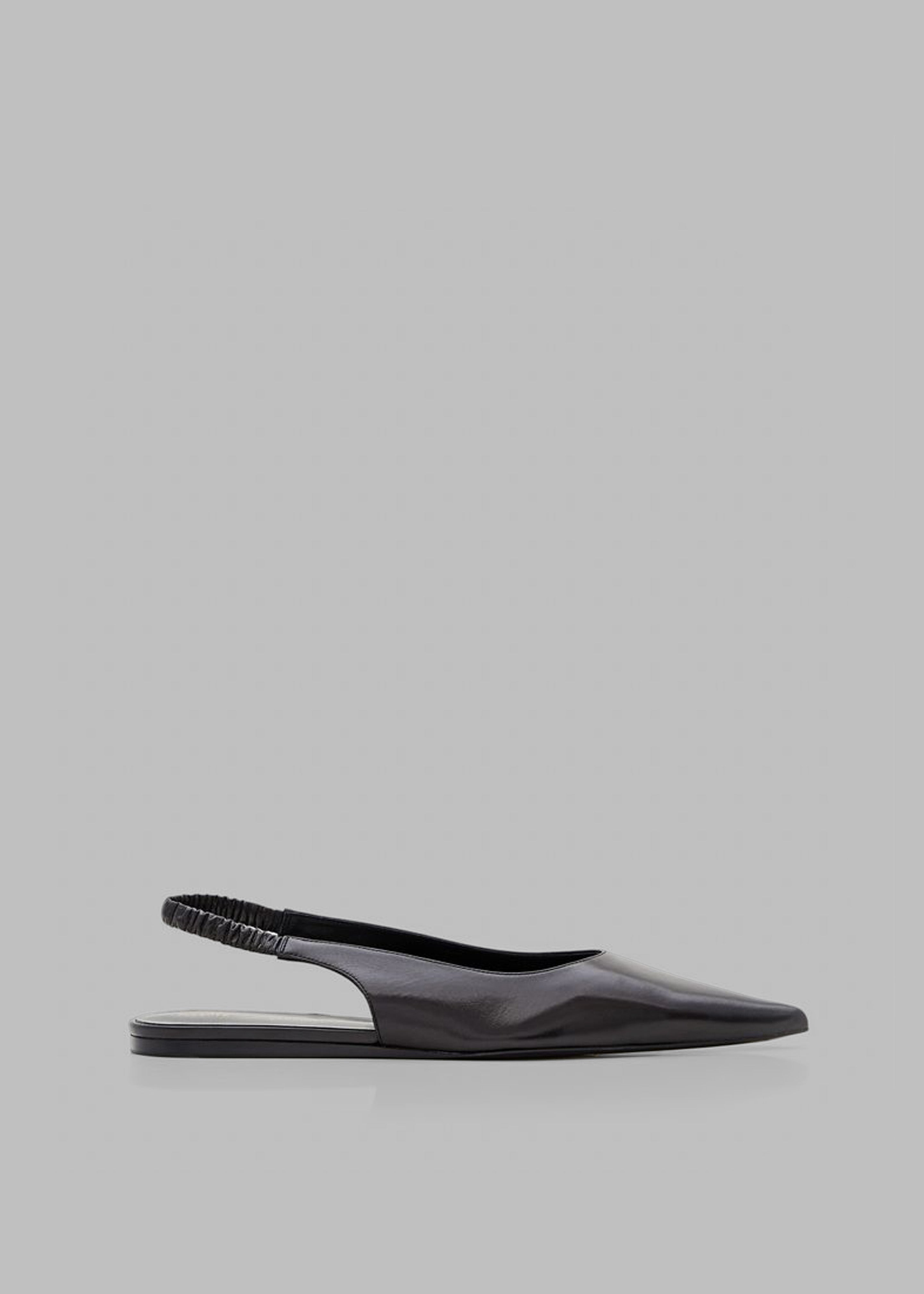 Proenza Schouler Spike Slingback Flats Black