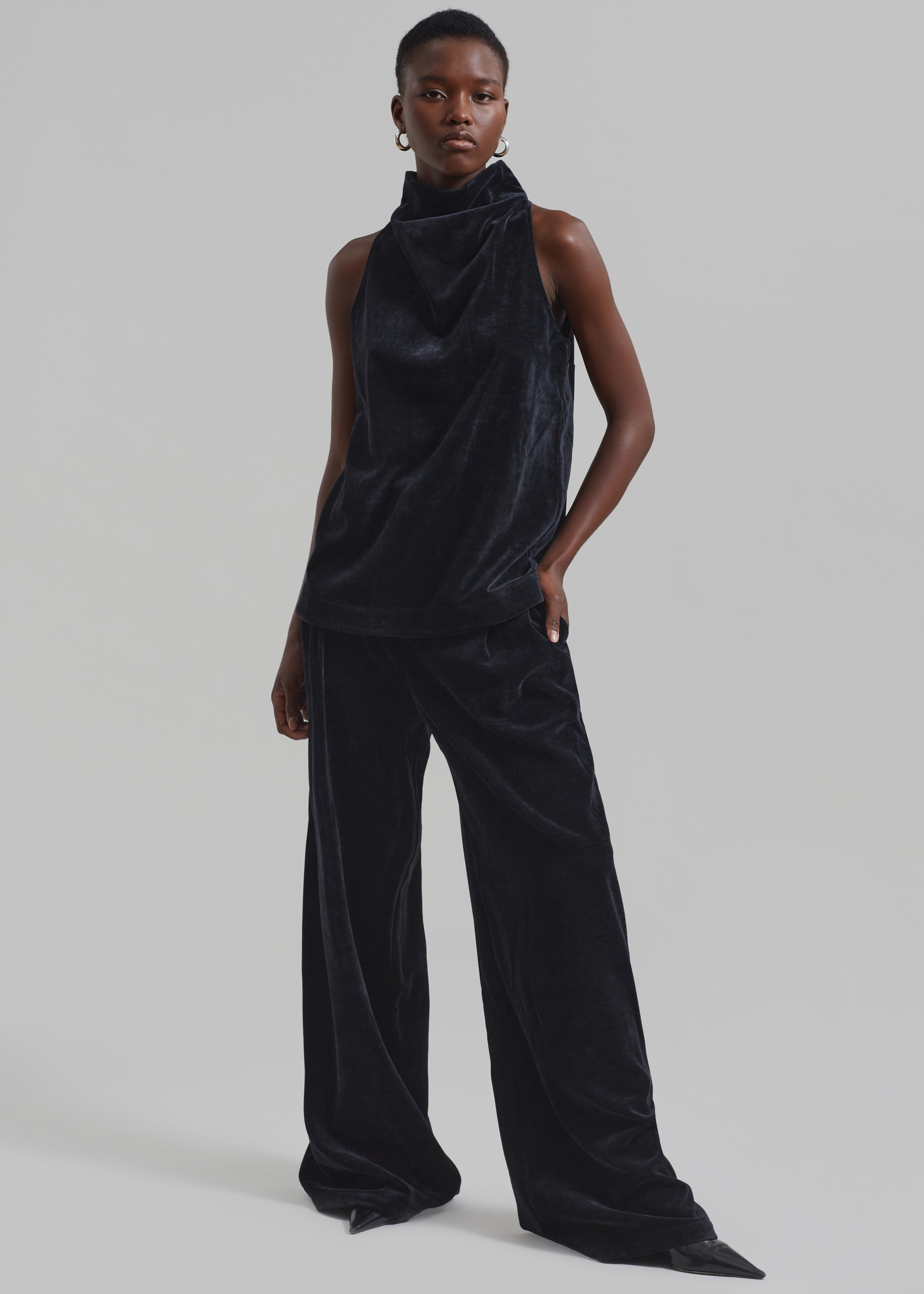 Proenza Schouler White Label Aria Pants - Black - 1