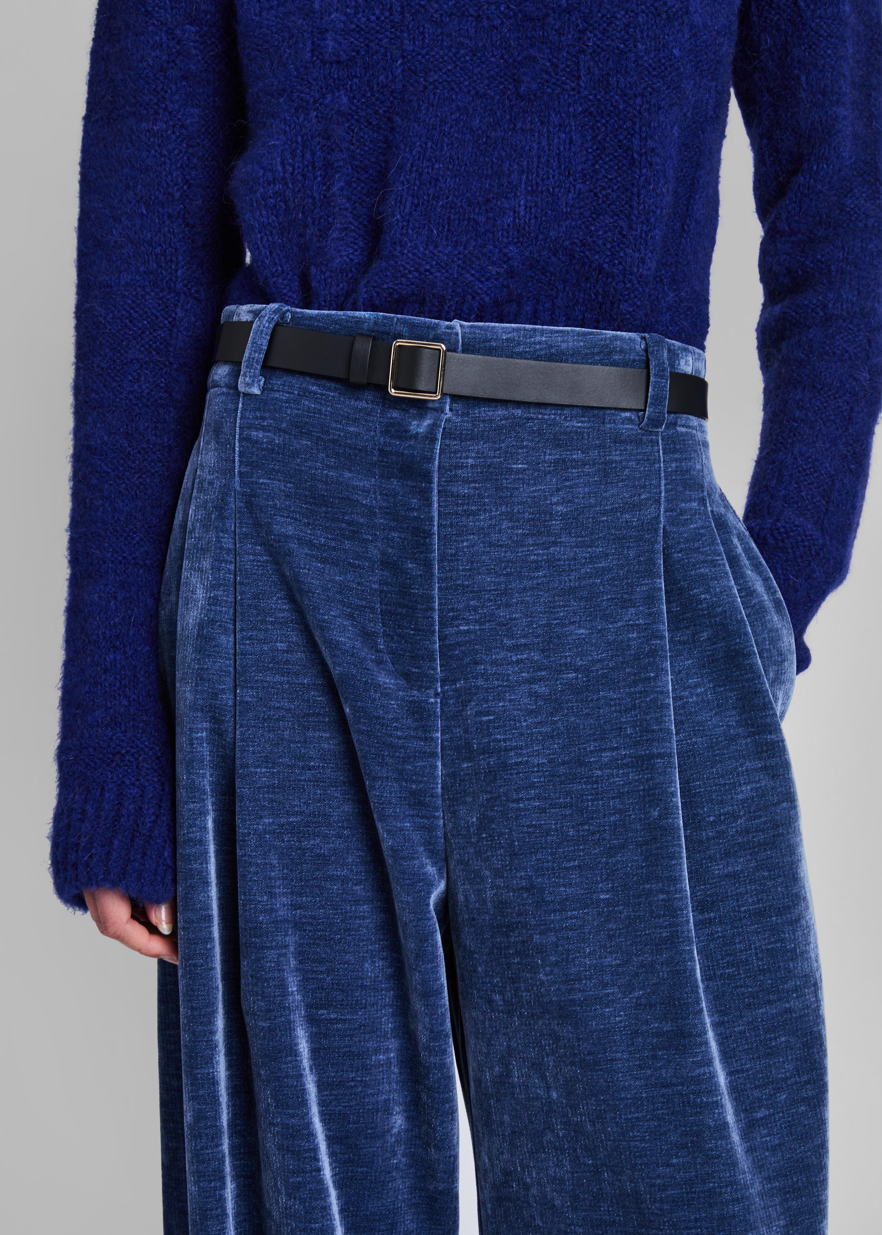 Proenza Schouler White Label Aria Pants - Steel Blue - 7