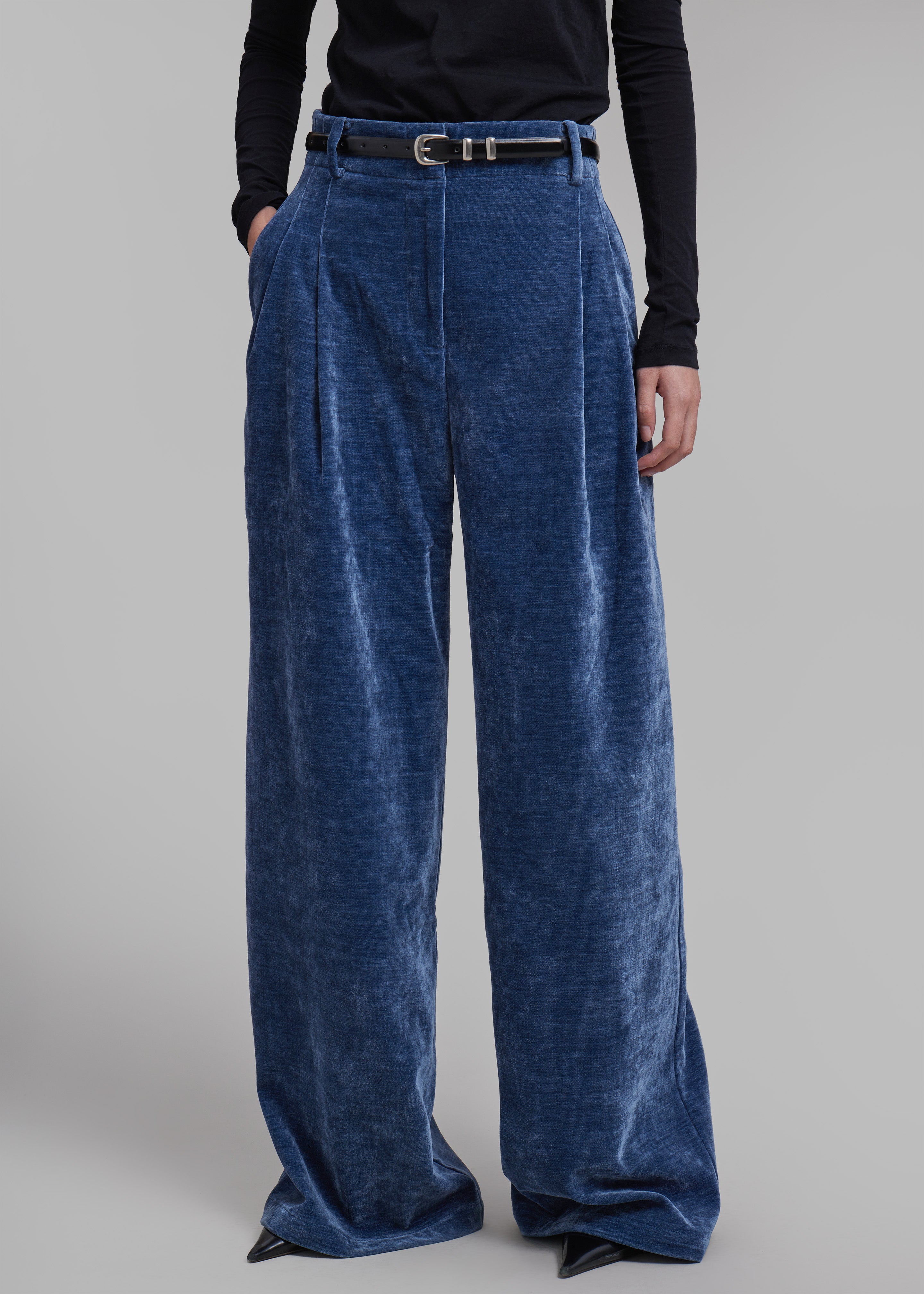 Proenza Schouler White Label Aria Pants - Steel Blue - 4