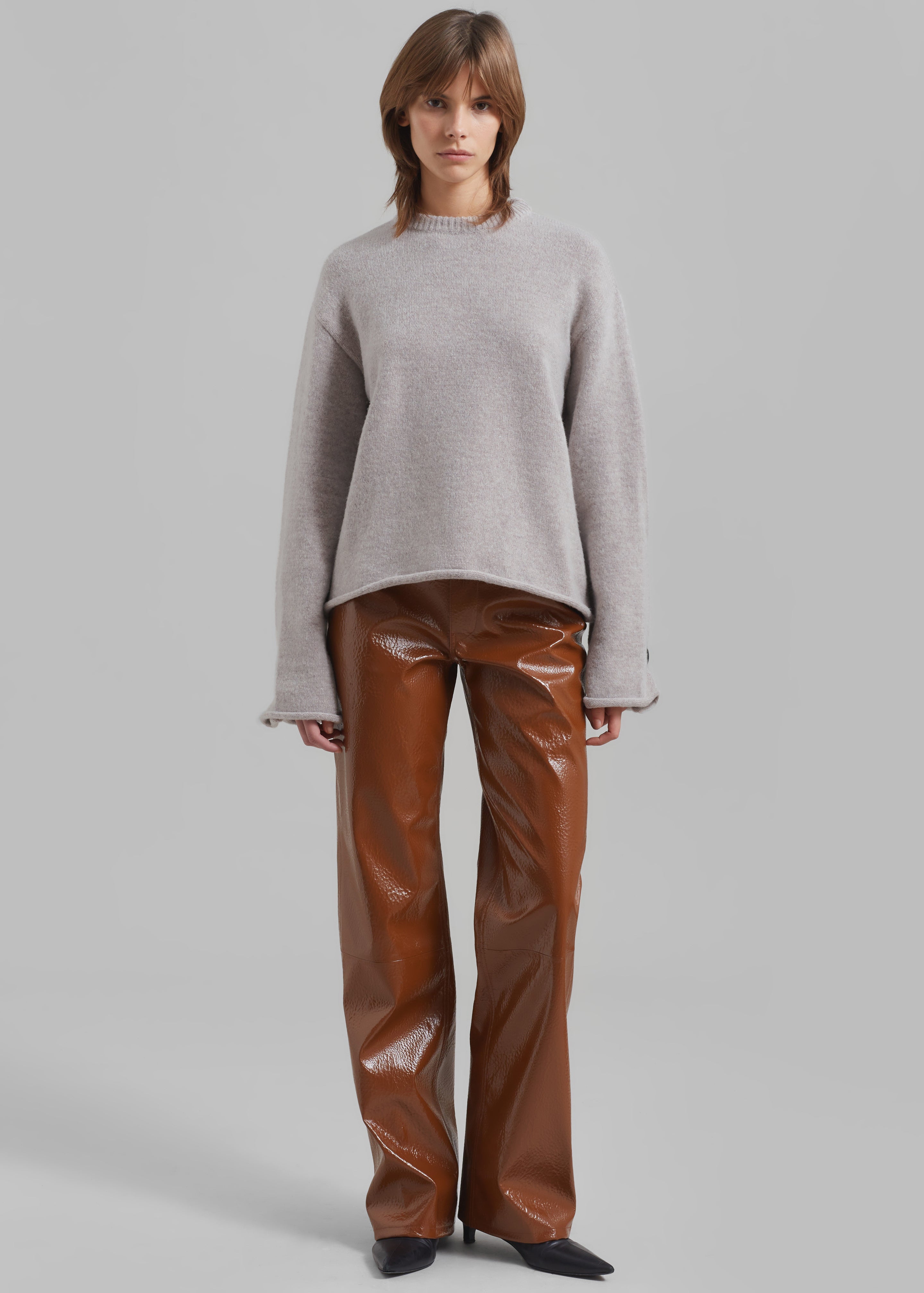 Proenza Schouler White Label Tara Sweater - Fig - 3