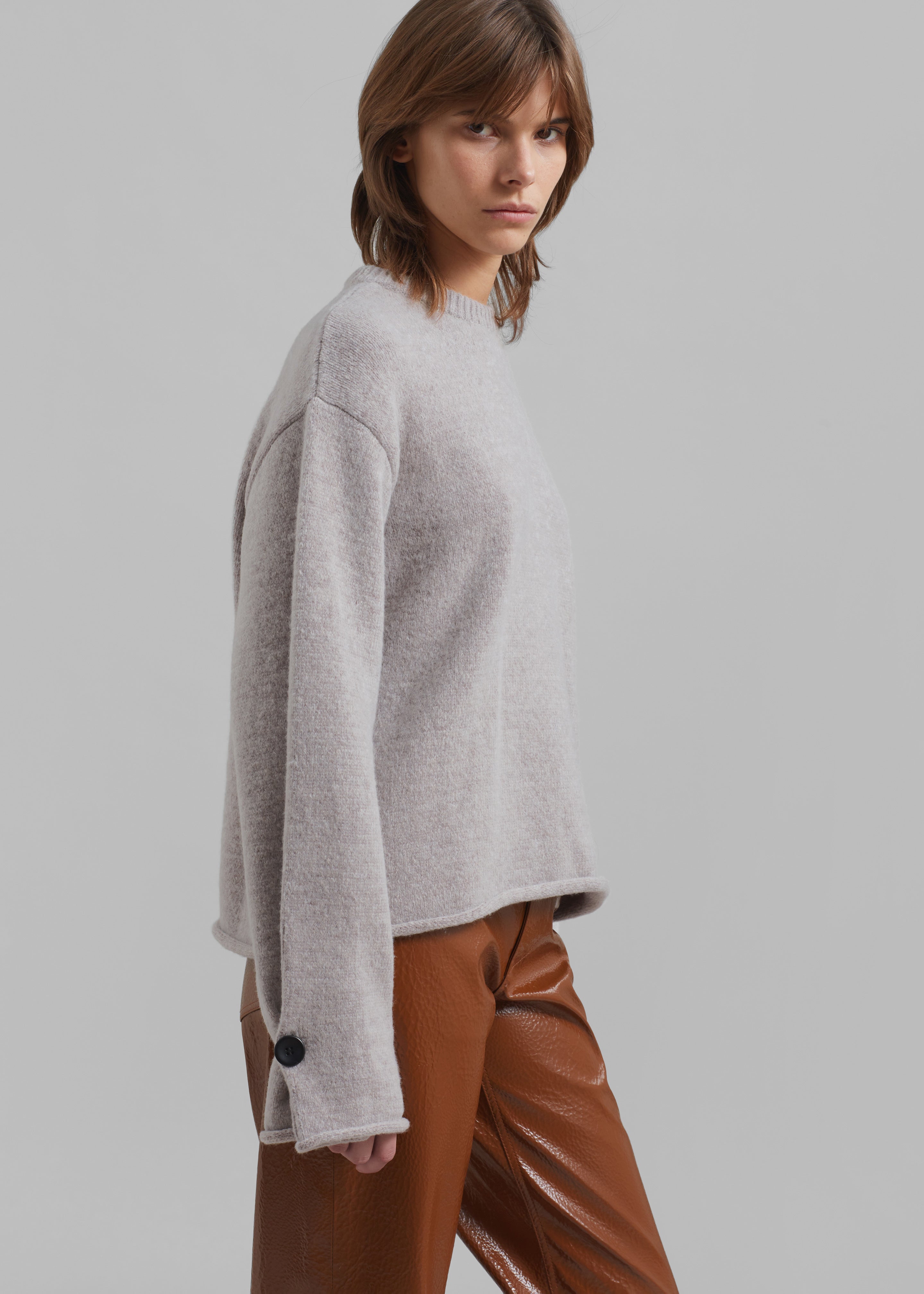 Proenza Schouler White Label Tara Sweater Fig