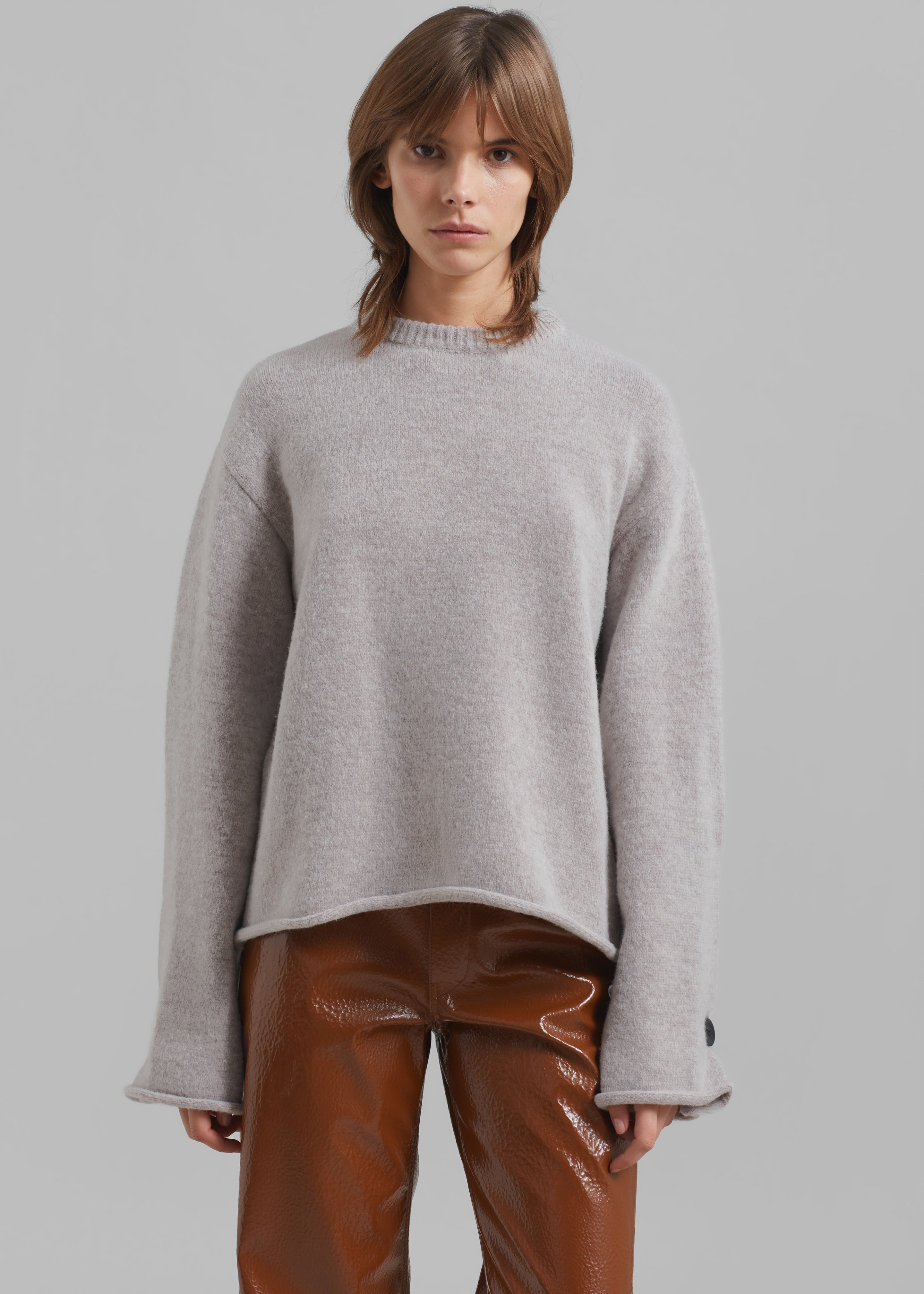 Proenza Schouler White Label Tara Sweater - Fig - 5