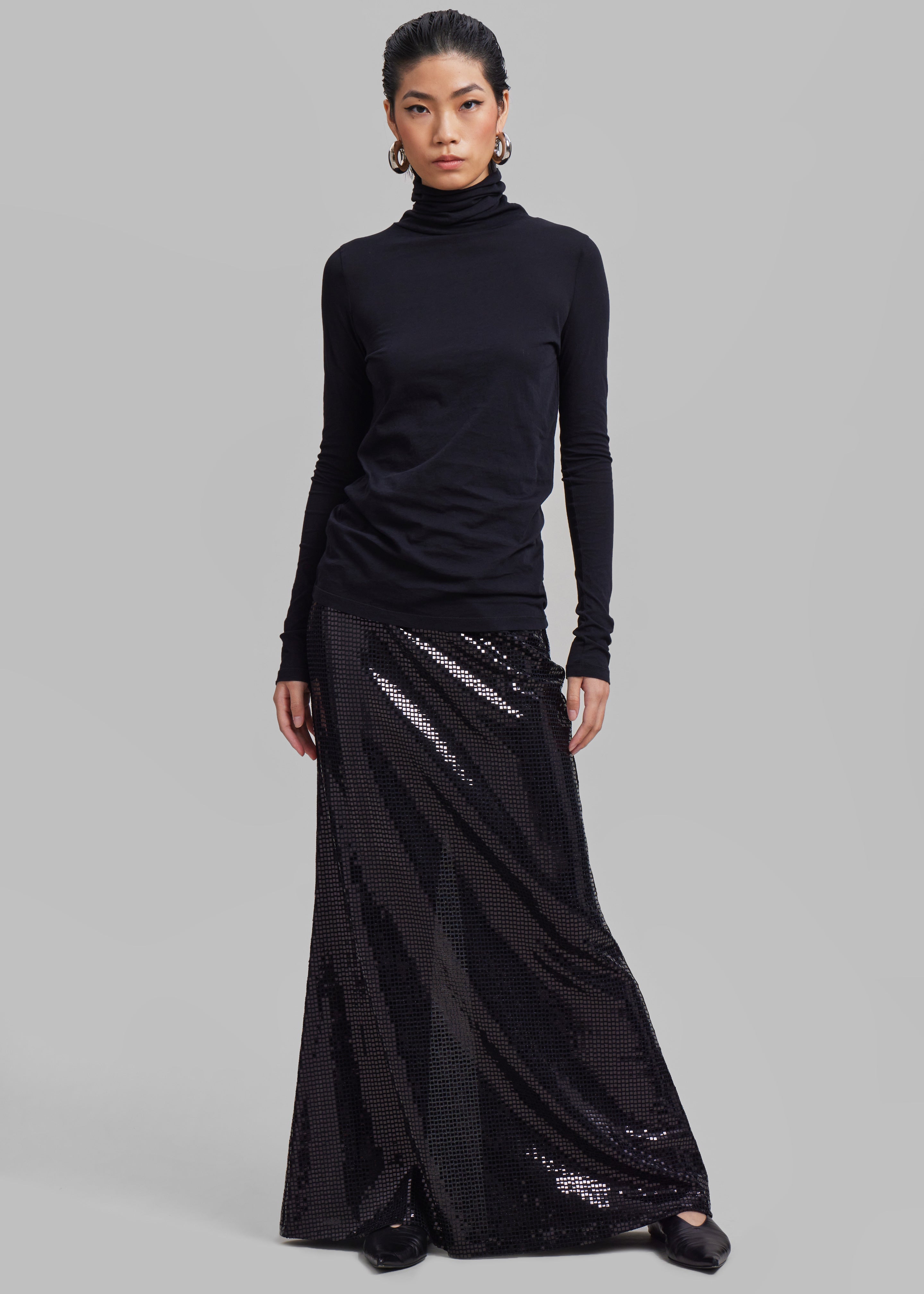 Puppets And Puppets Jane Full Length Skirt - Black - 1