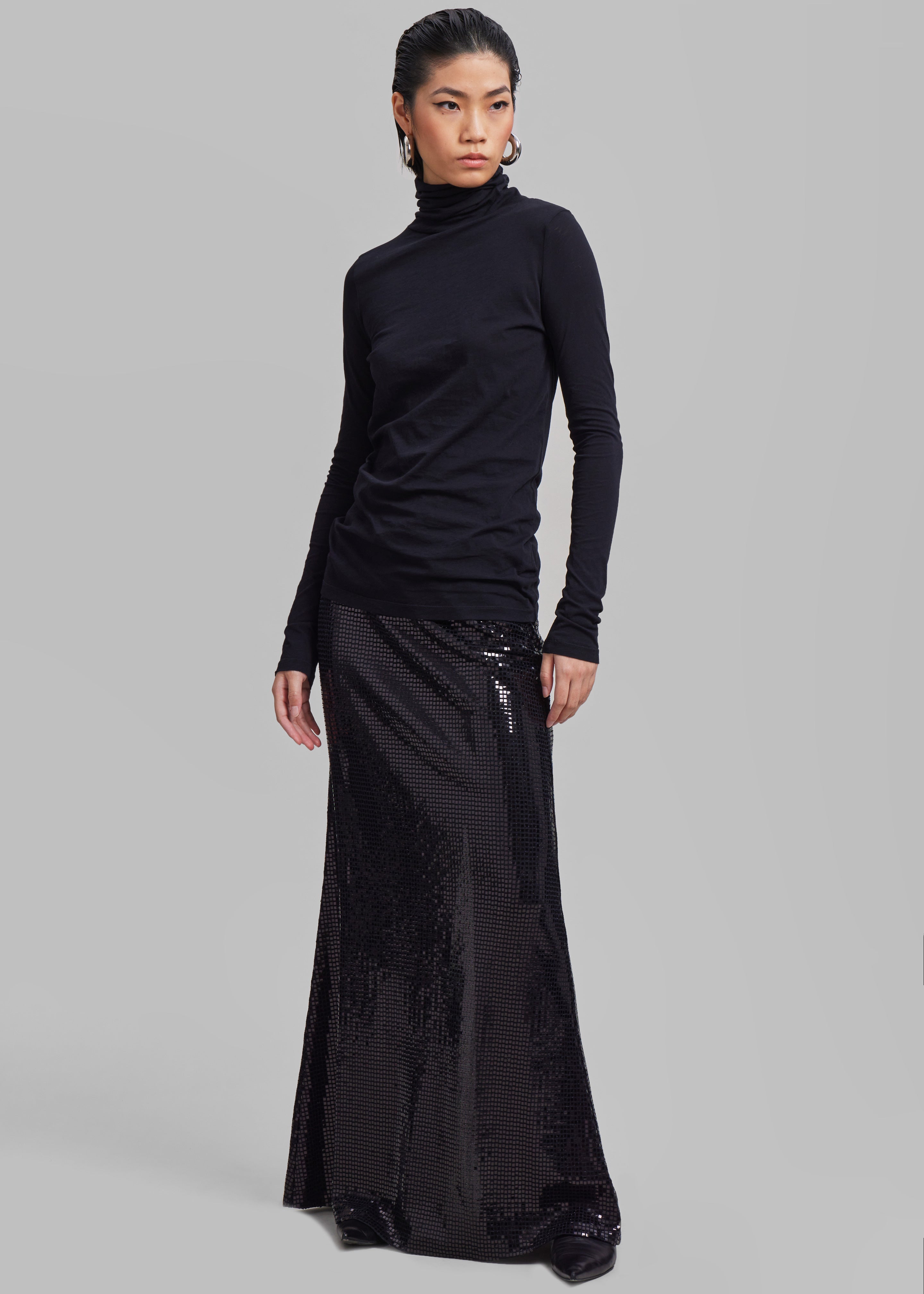 Puppets And Puppets Jane Full Length Skirt - Black - 3