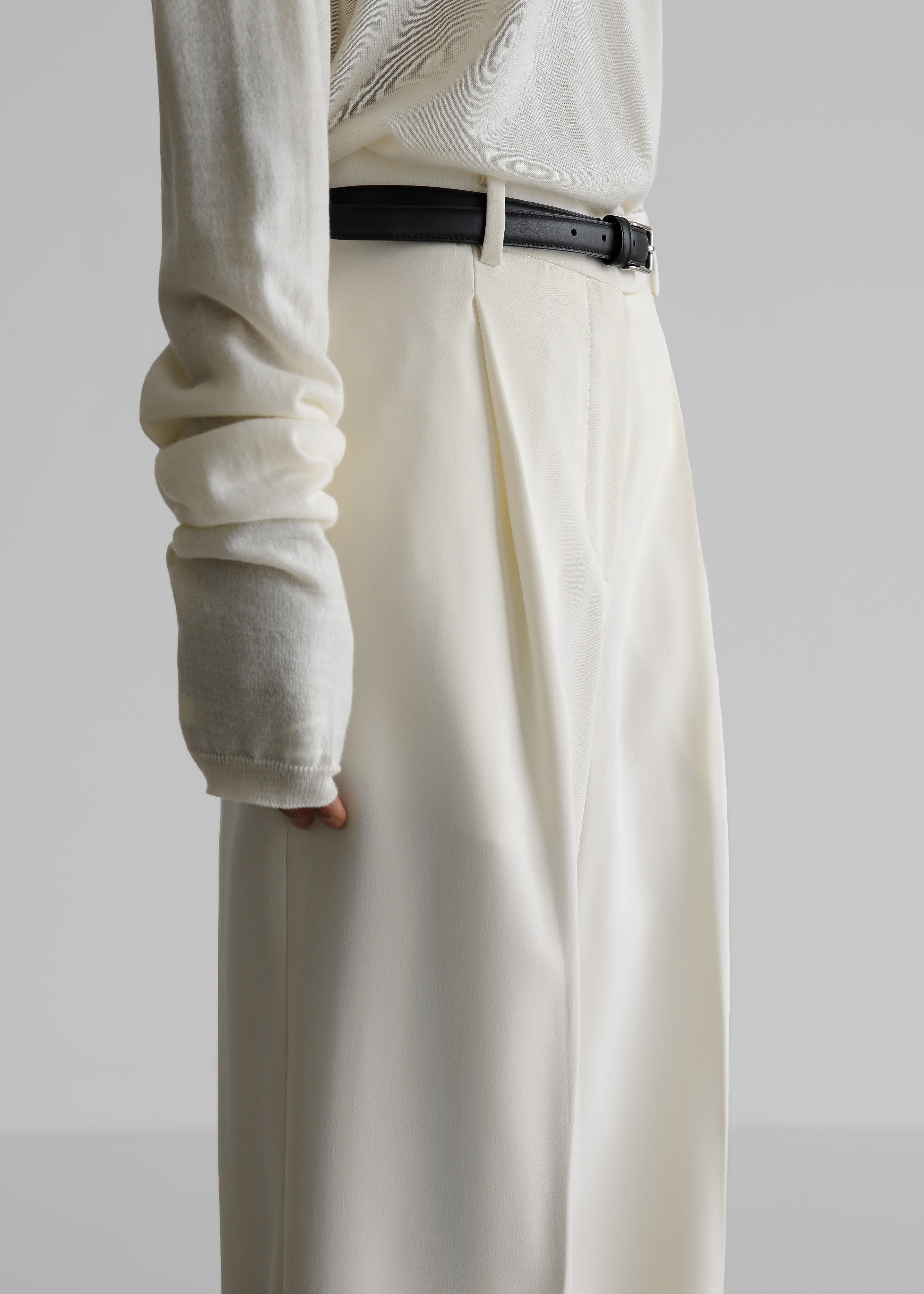 Quinnie Trousers - Cream - 9