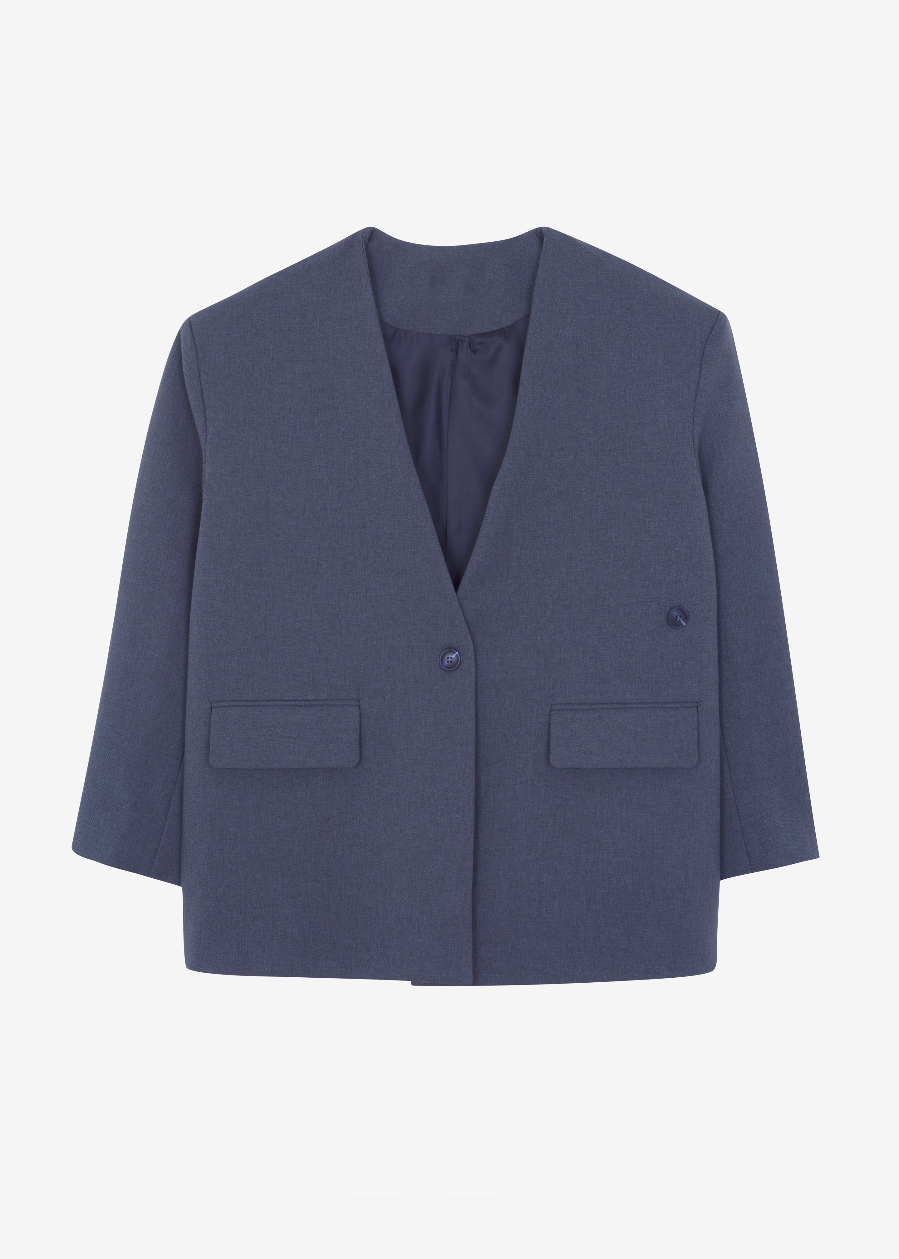 Regina Boxy Blazer - Grey - 11