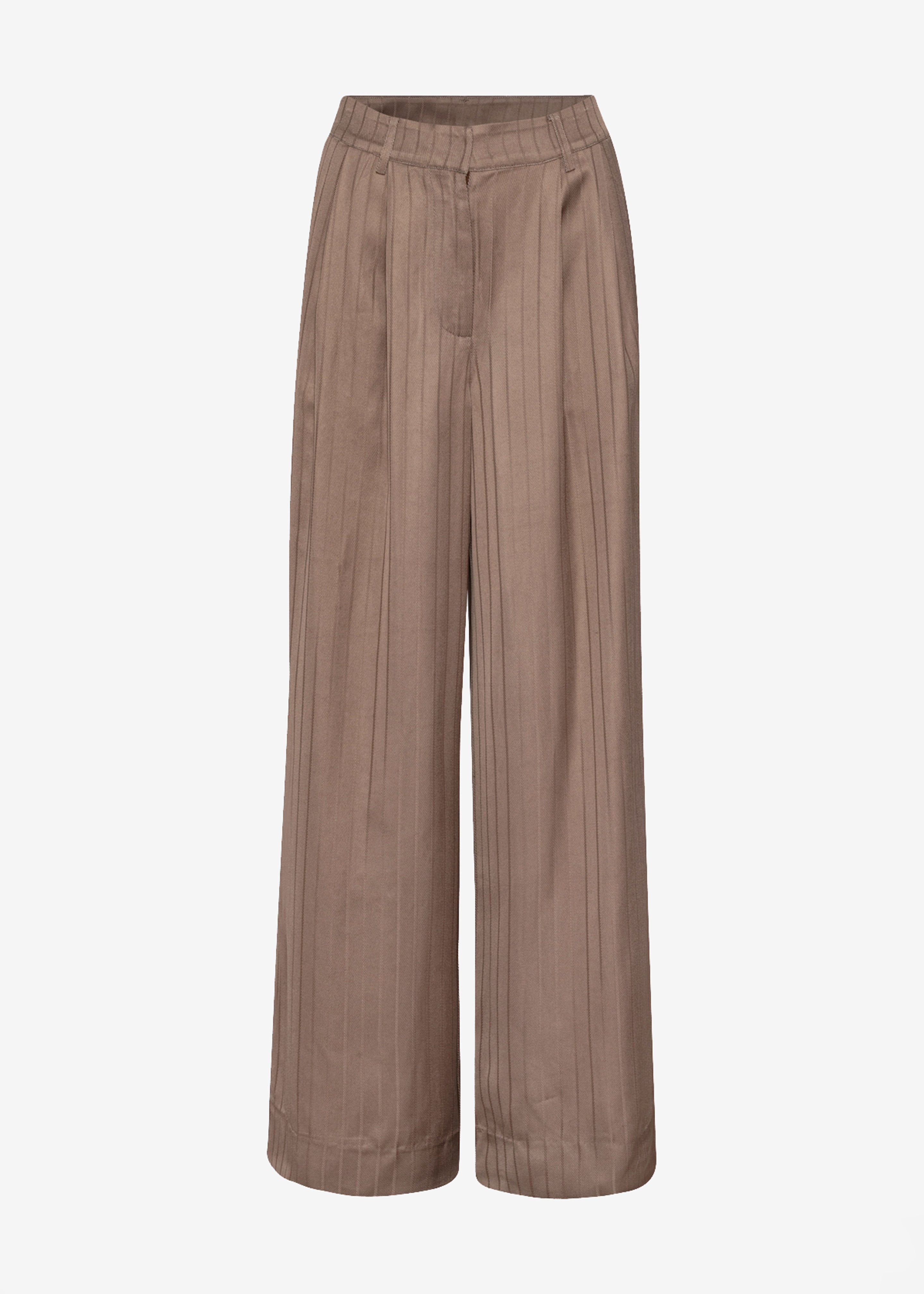REMAIN Wide Suiting Pants - Timber Wolf - 12