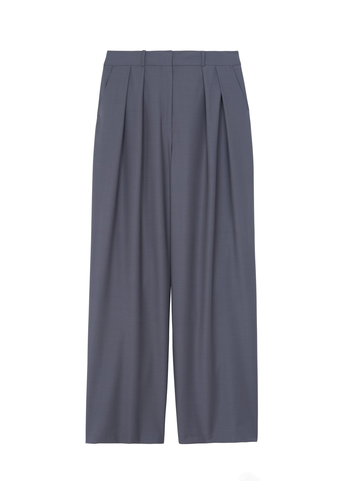 Ripley Pleated Trousers - Grey - 12