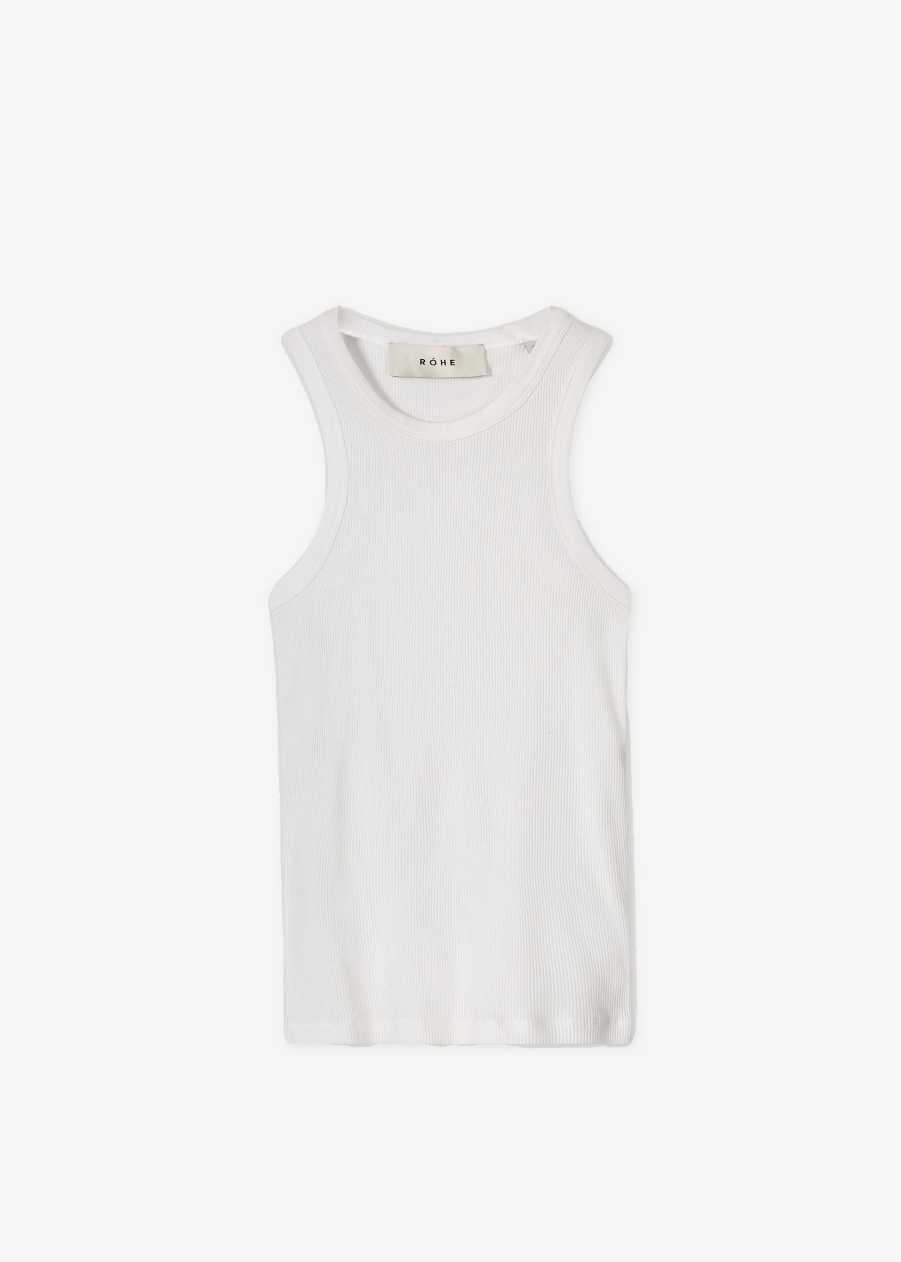 Róhe Rib Tank Top - White - 8