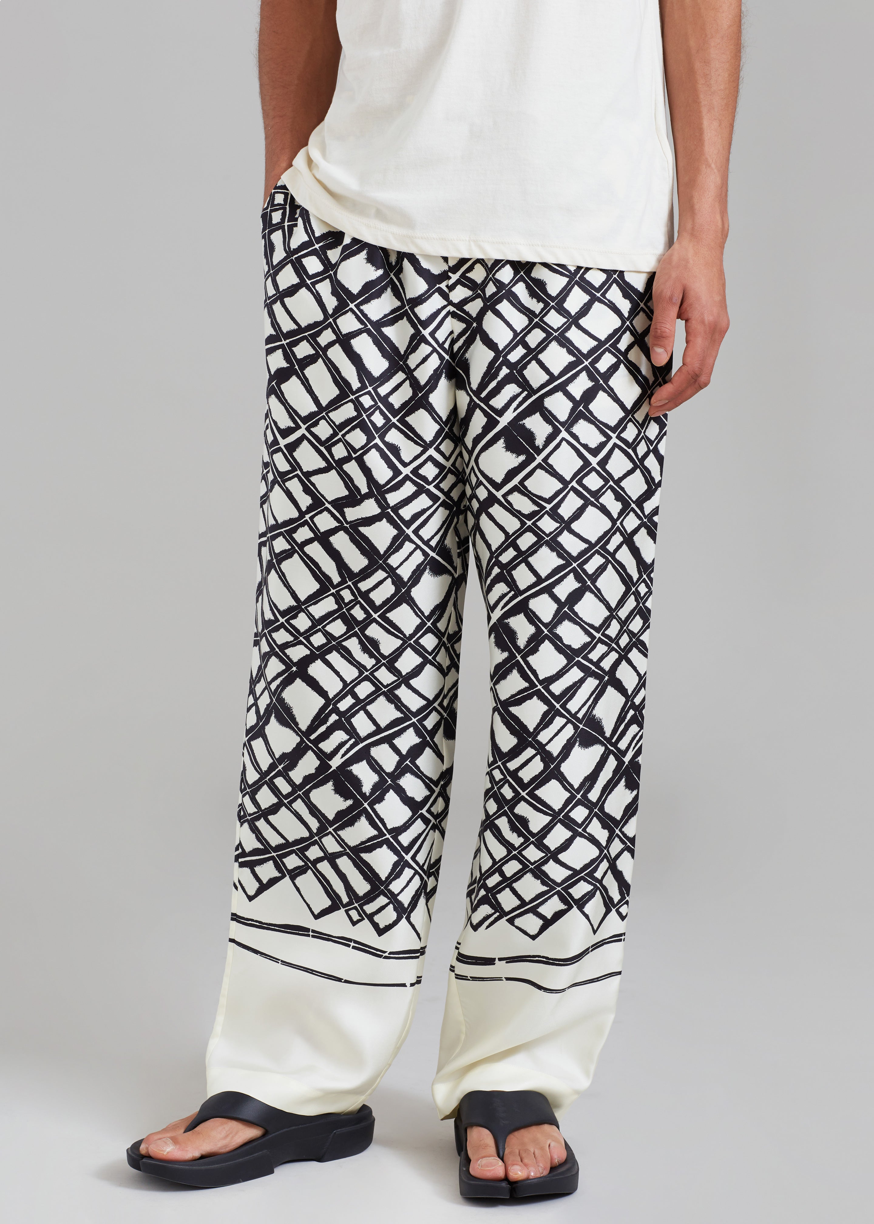 Róhe Unisex Silk Labyrinth Pants - Labyrinth - 9