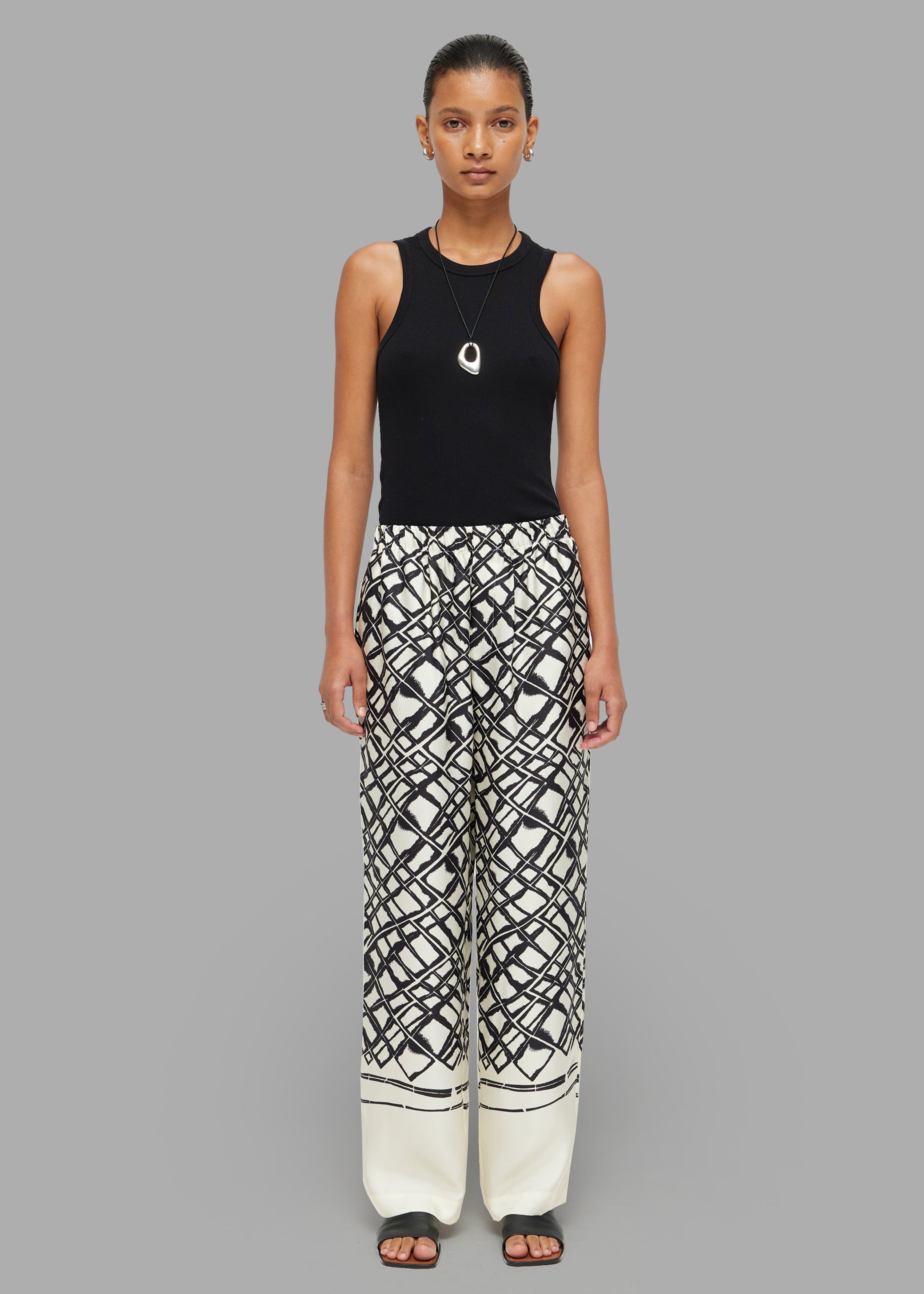 Róhe Unisex Silk Labyrinth Pants - Labyrinth - 1