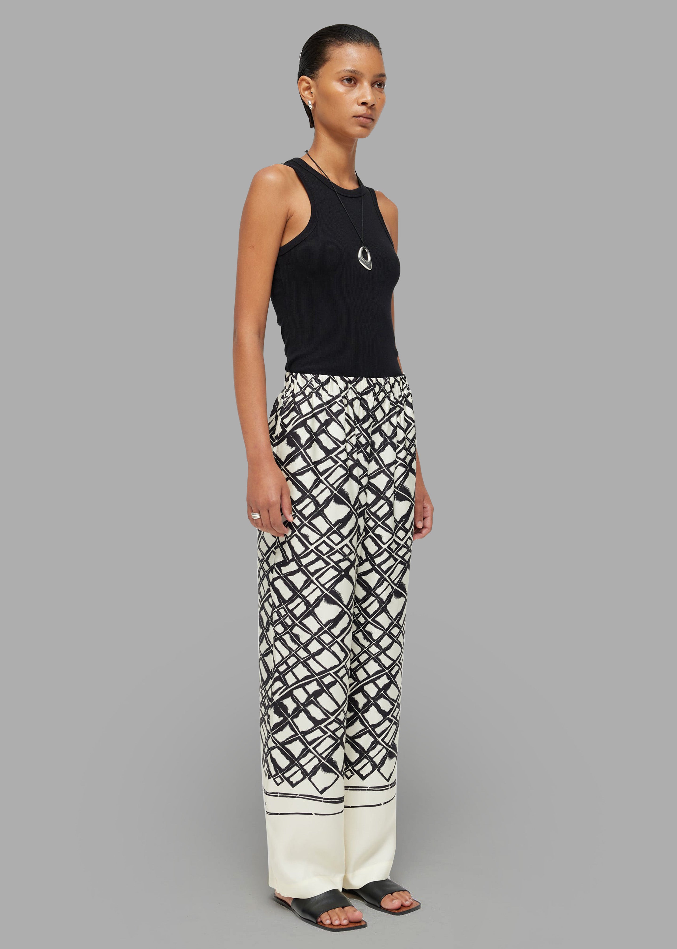 Róhe Unisex Silk Labyrinth Pants - Labyrinth - 2