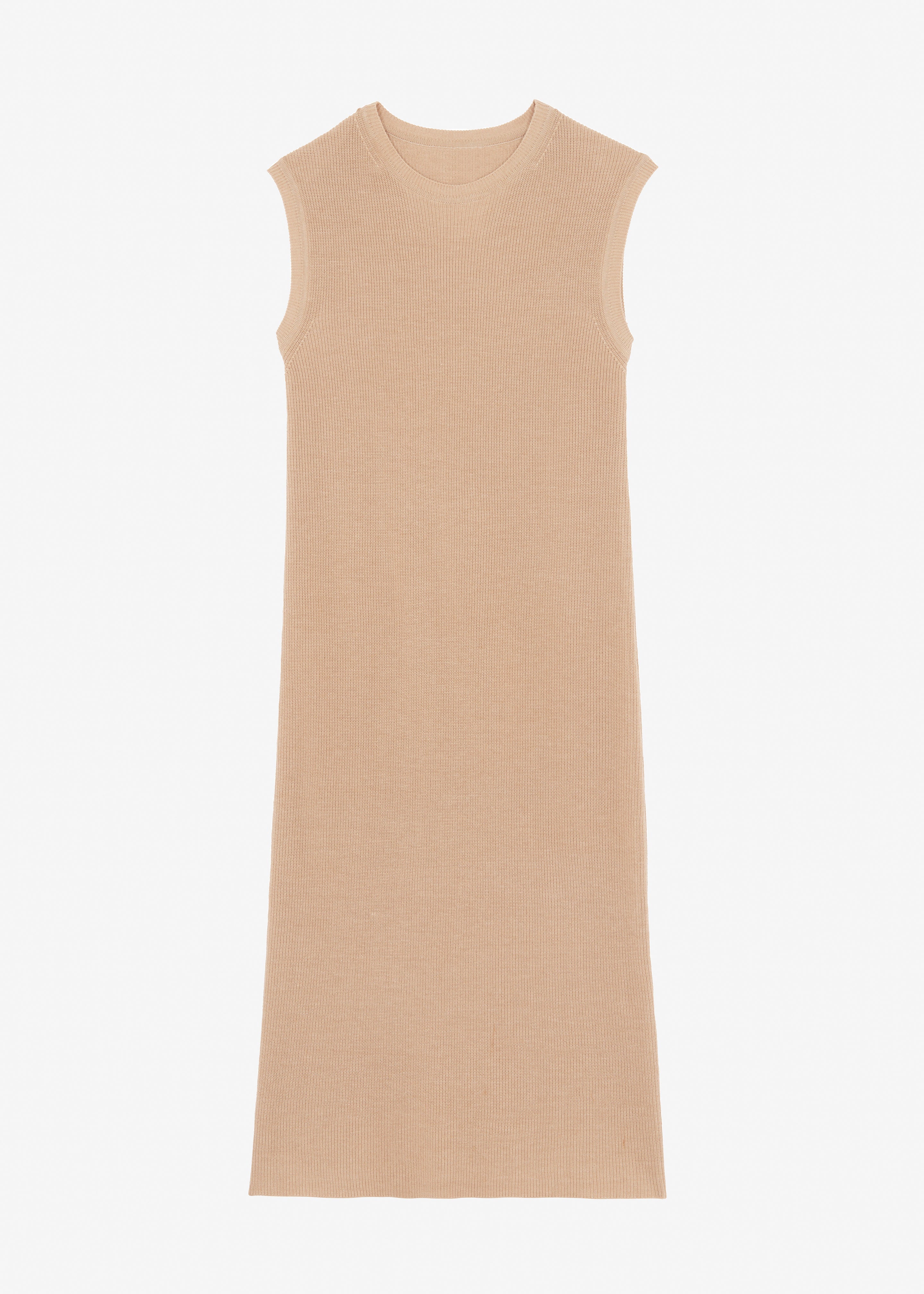 Rosie Knit Dress - Camel - 7