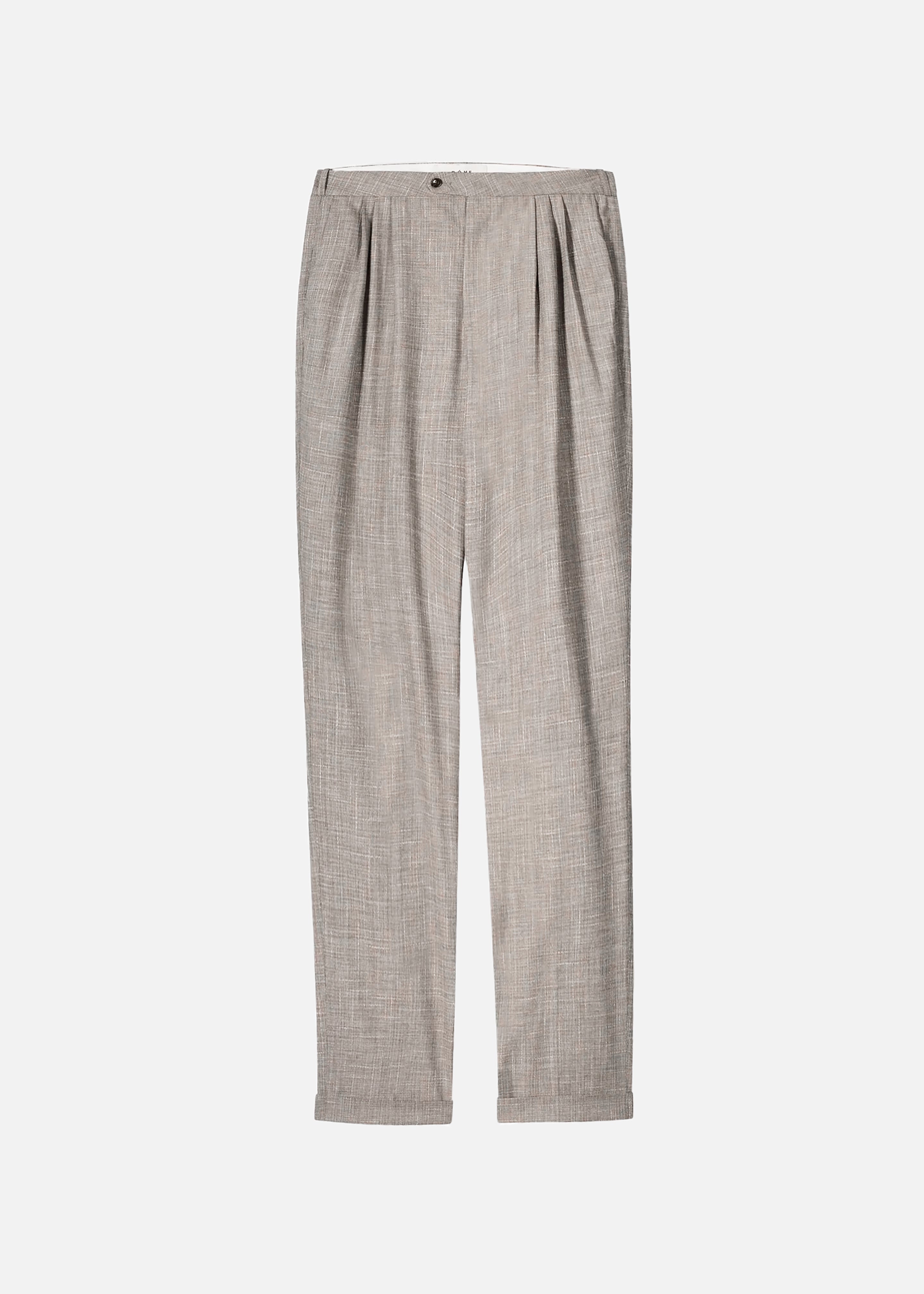 Róhe Otis Trousers - Sisal Melange - 12