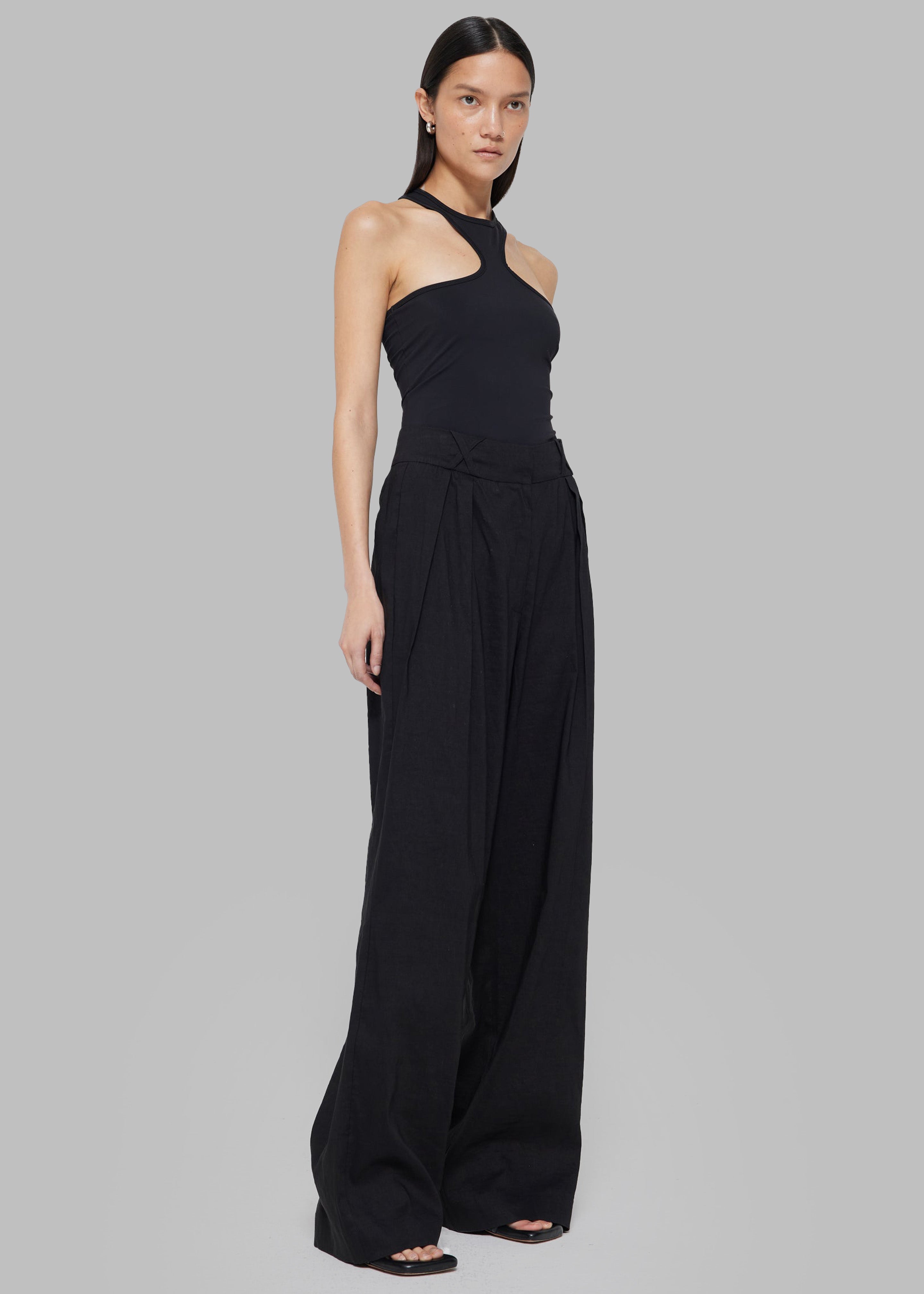 Róhe Shaped Rib Top - Noir - 3