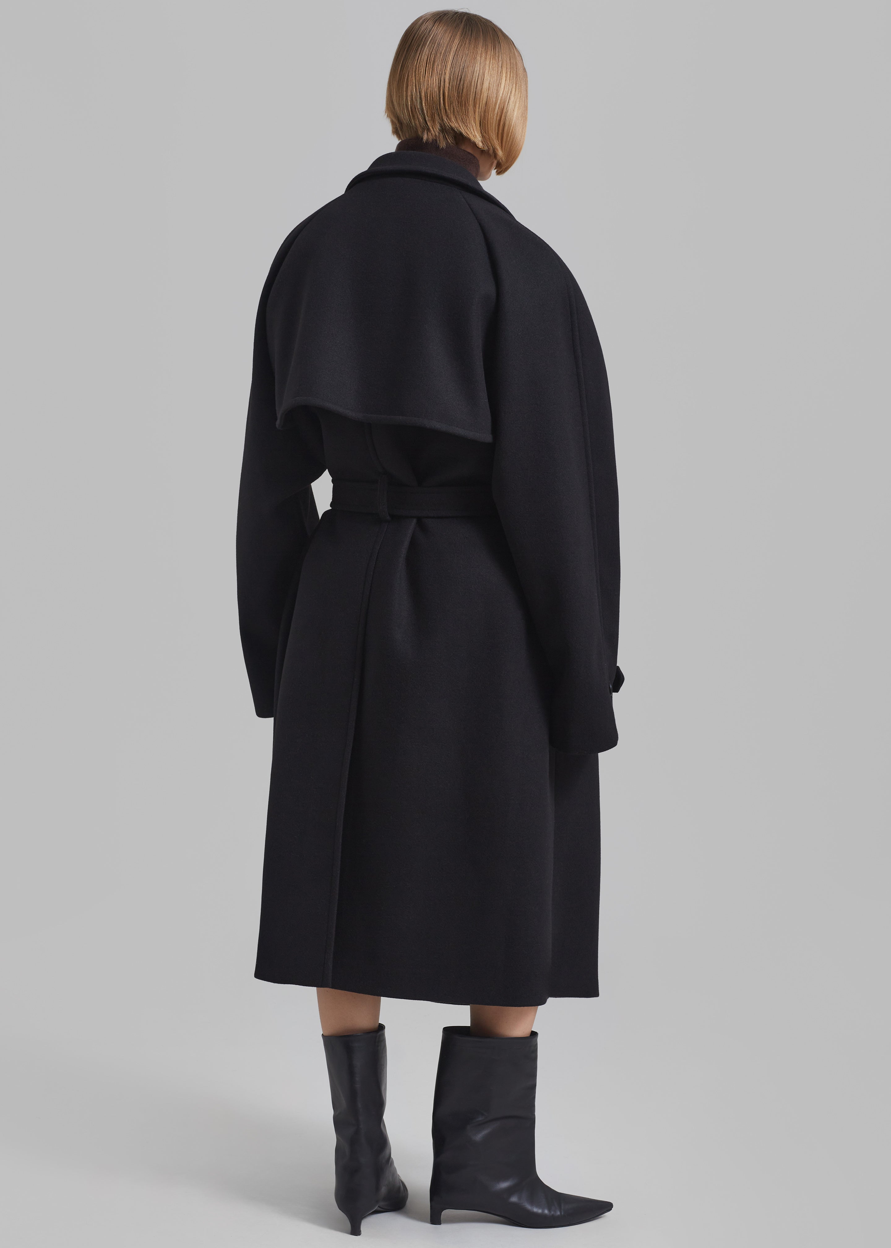 Salem Trench Coat - Black - 6