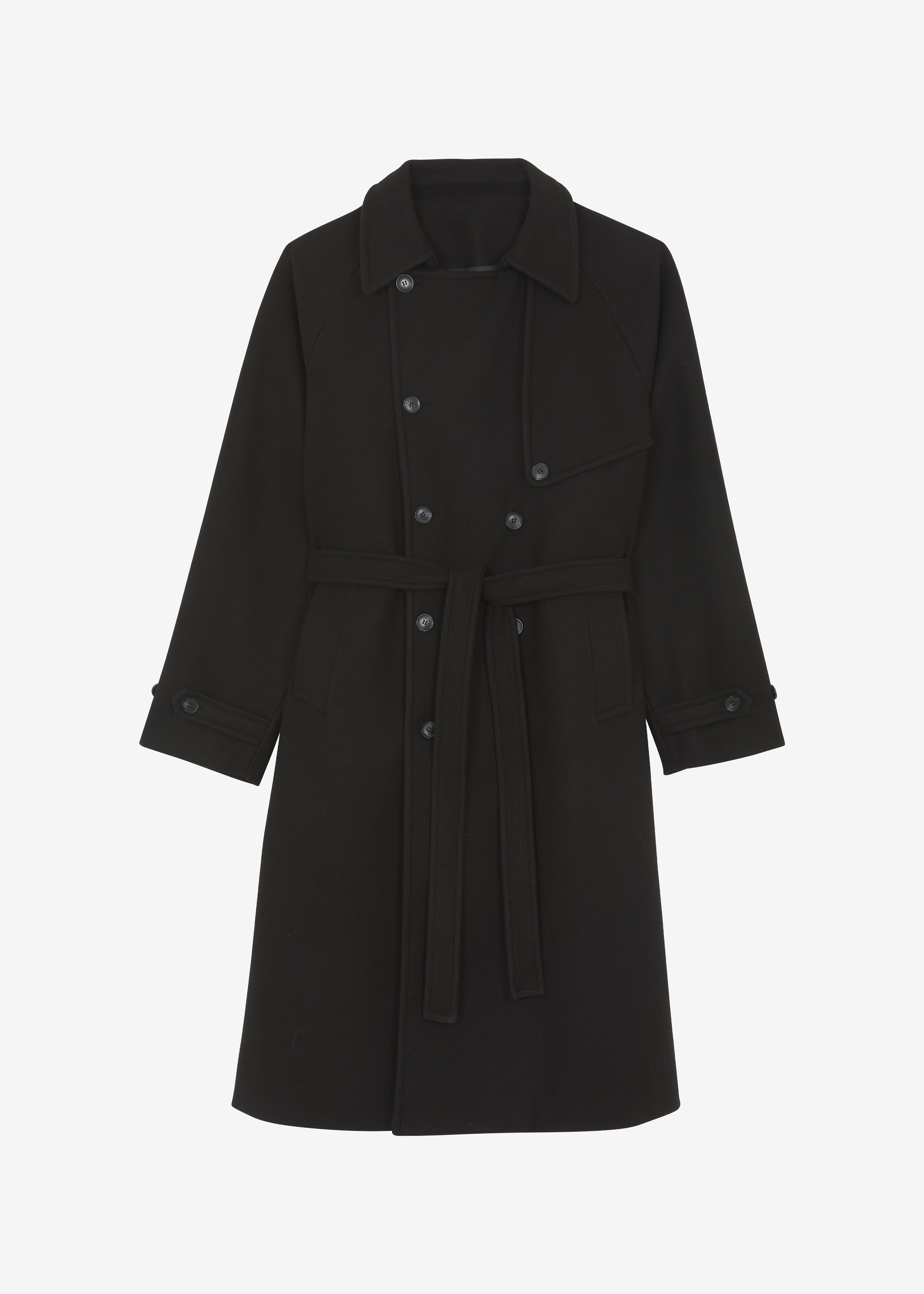 Salem Trench Coat - Black - 7