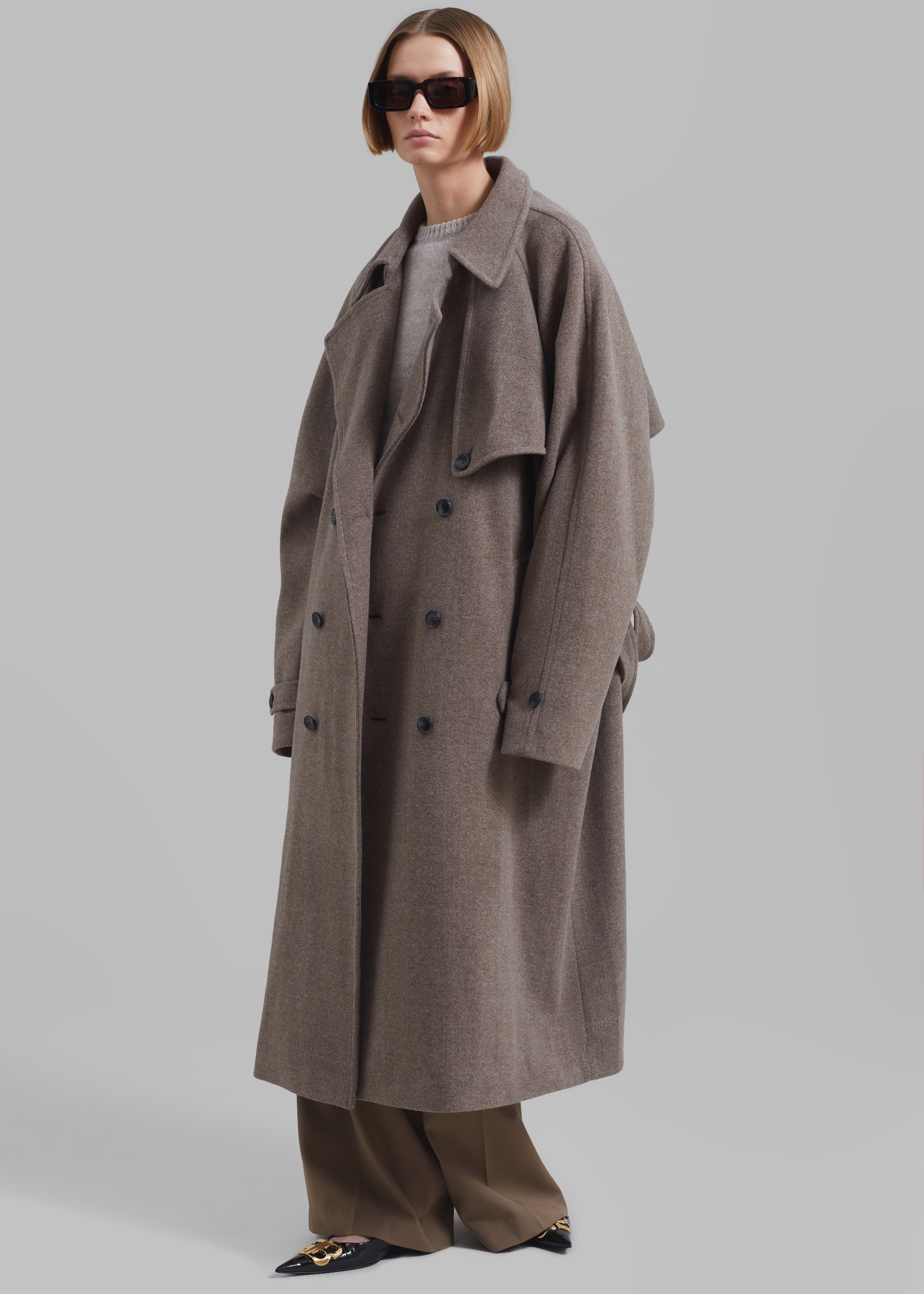 Salem Trench Coat - Espresso - 3