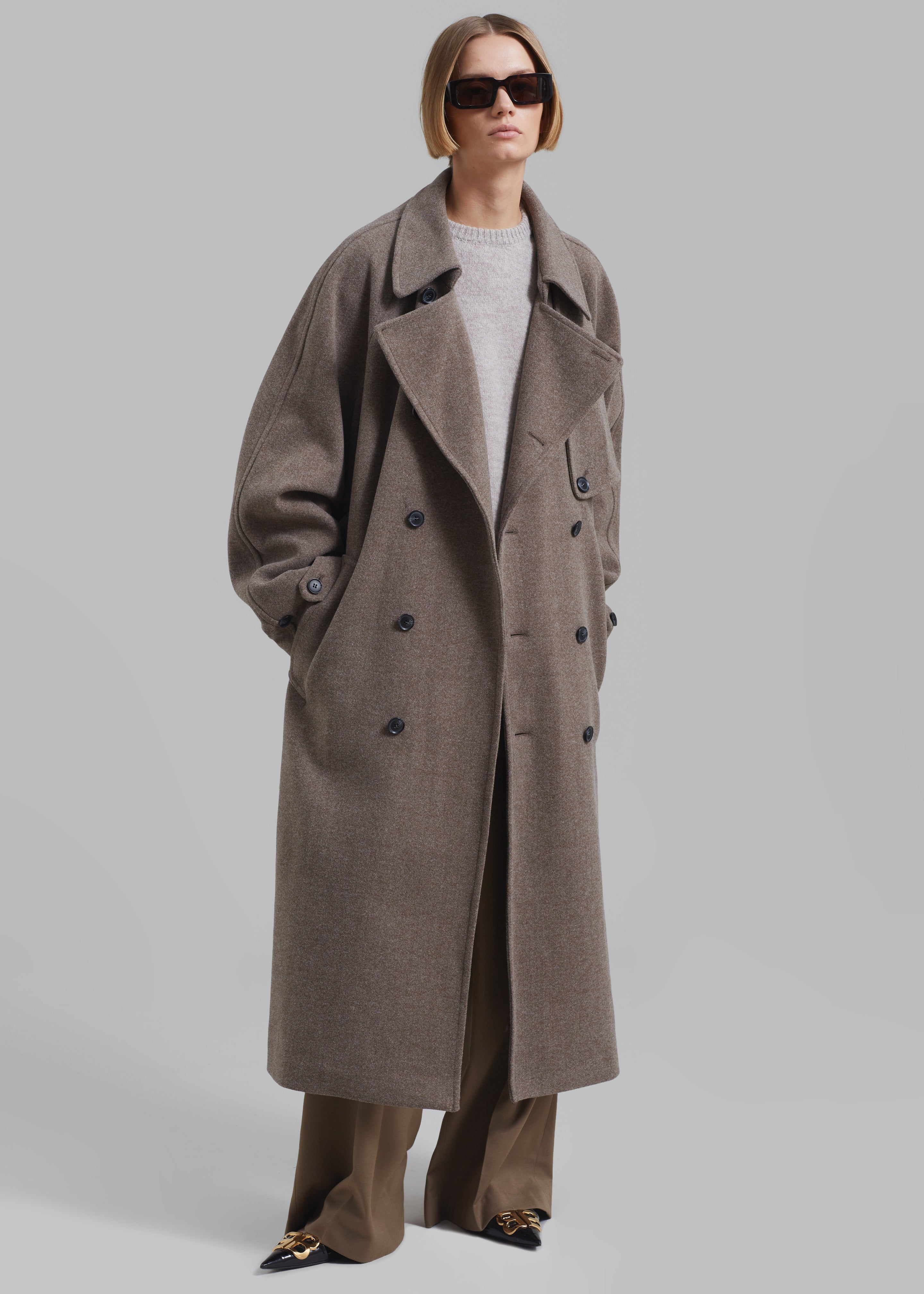 Salem Trench Coat - Espresso - 4
