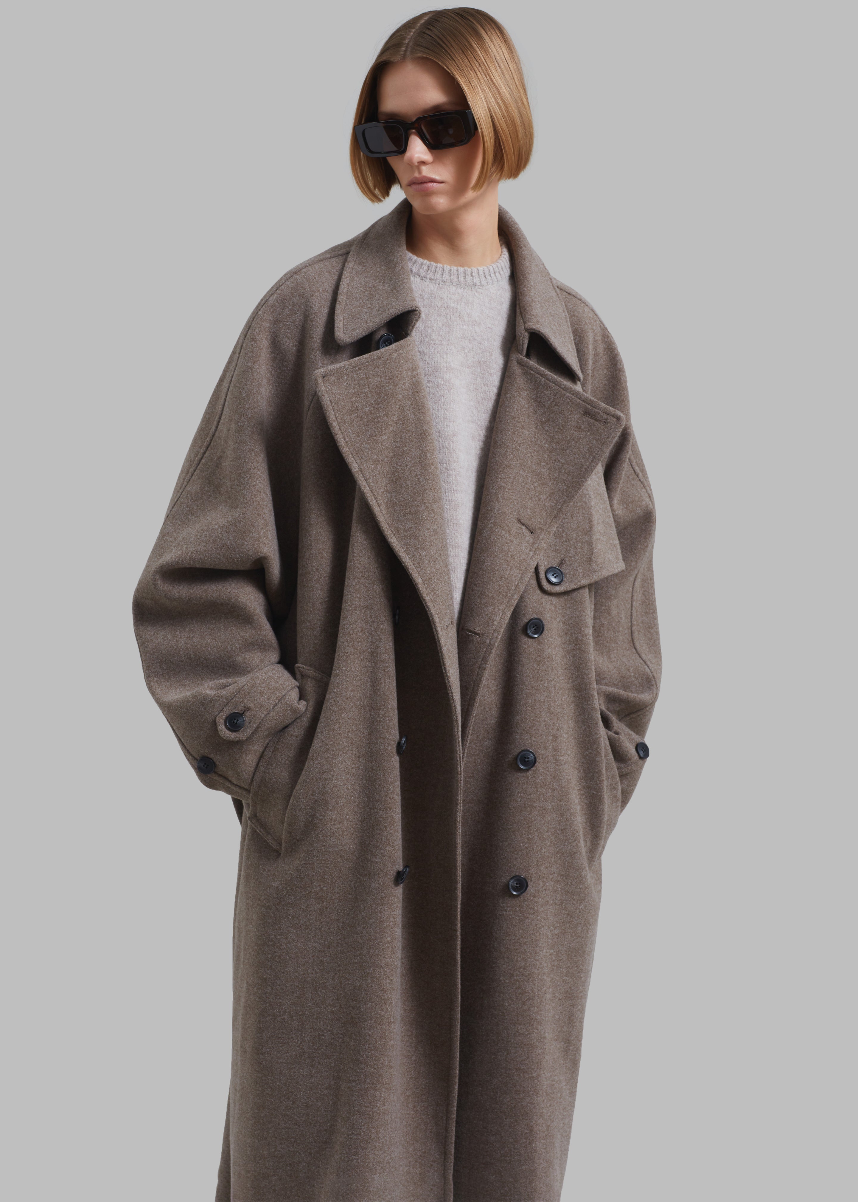 Salem Trench Coat - Espresso - 2