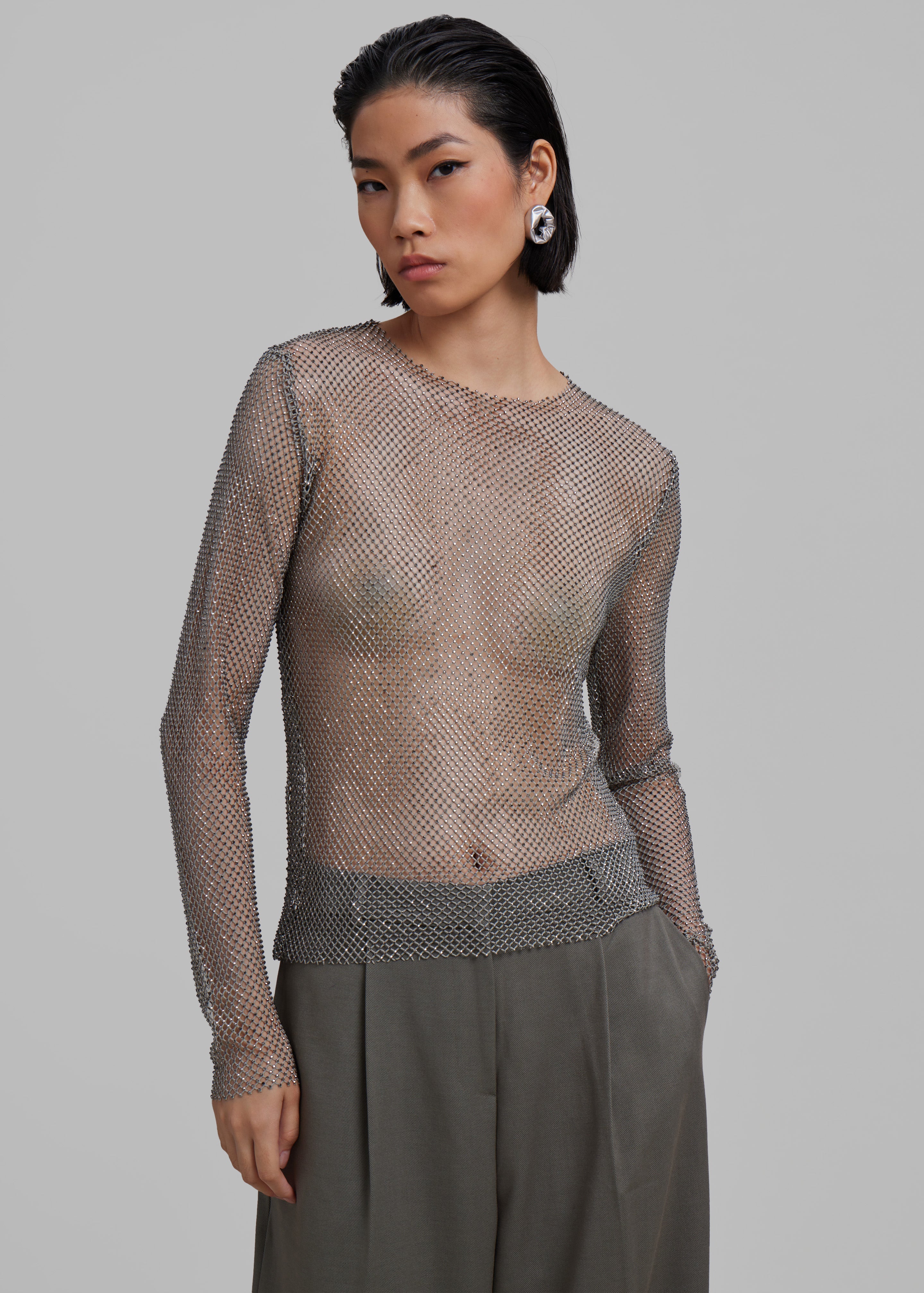 Samsøe Samsøe Magda Blouse - Light Grey - 6