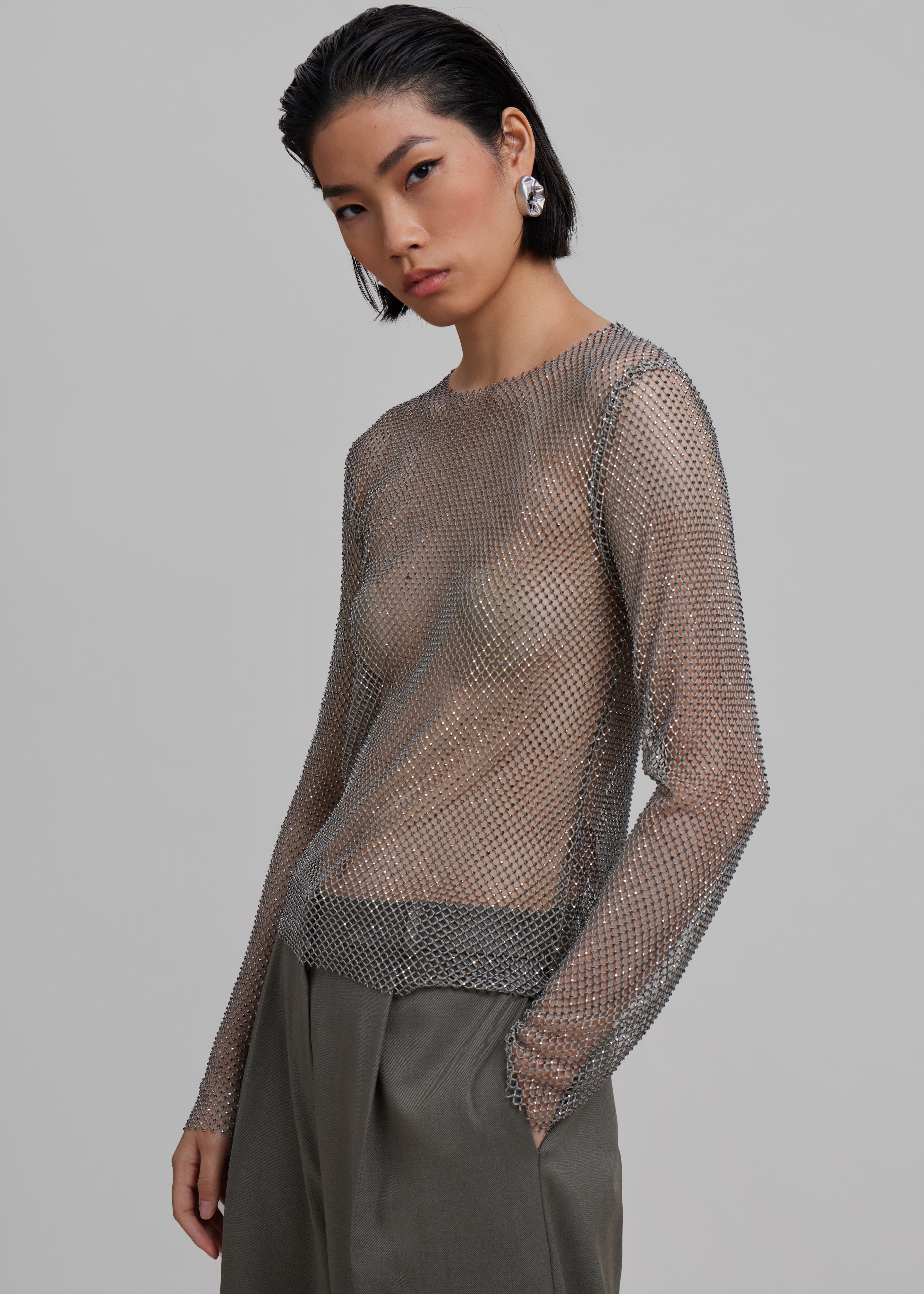 Samsøe Samsøe Magda Blouse - Light Grey - 1