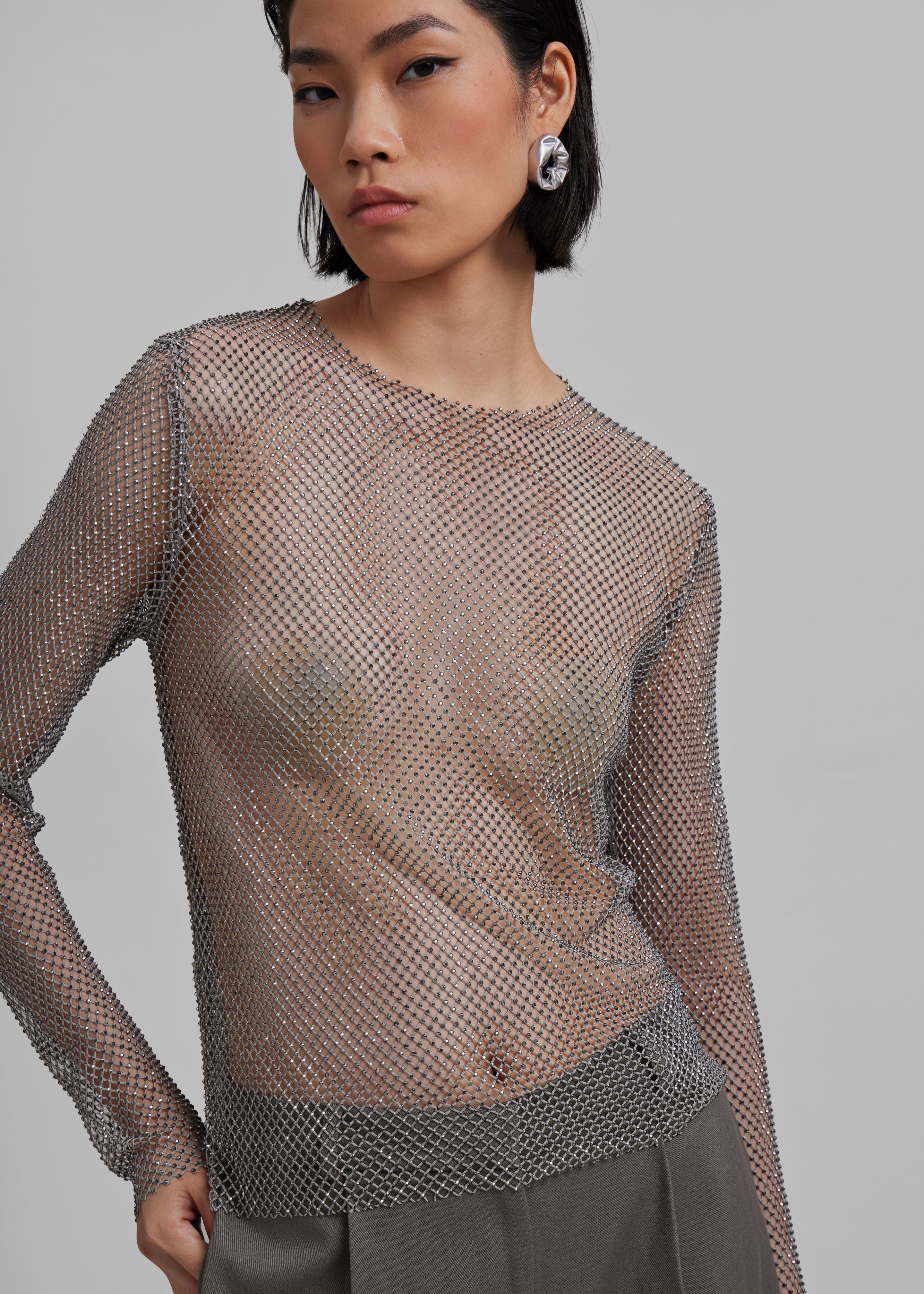 Samsøe Samsøe Magda Blouse - Light Grey - 2