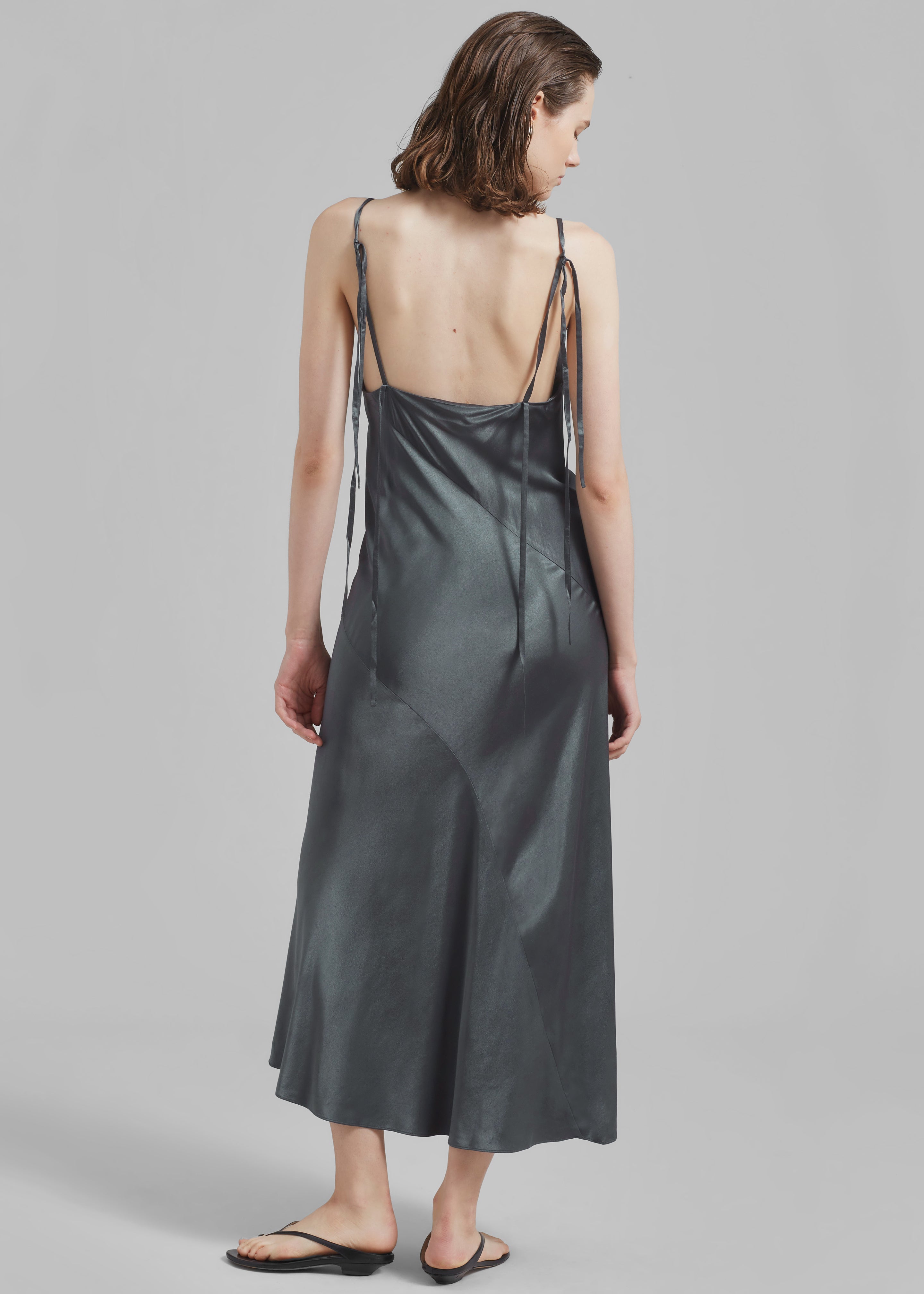 Samsøe Samsøe Viktoria Bias Strap Dress - Iron Gate - 6