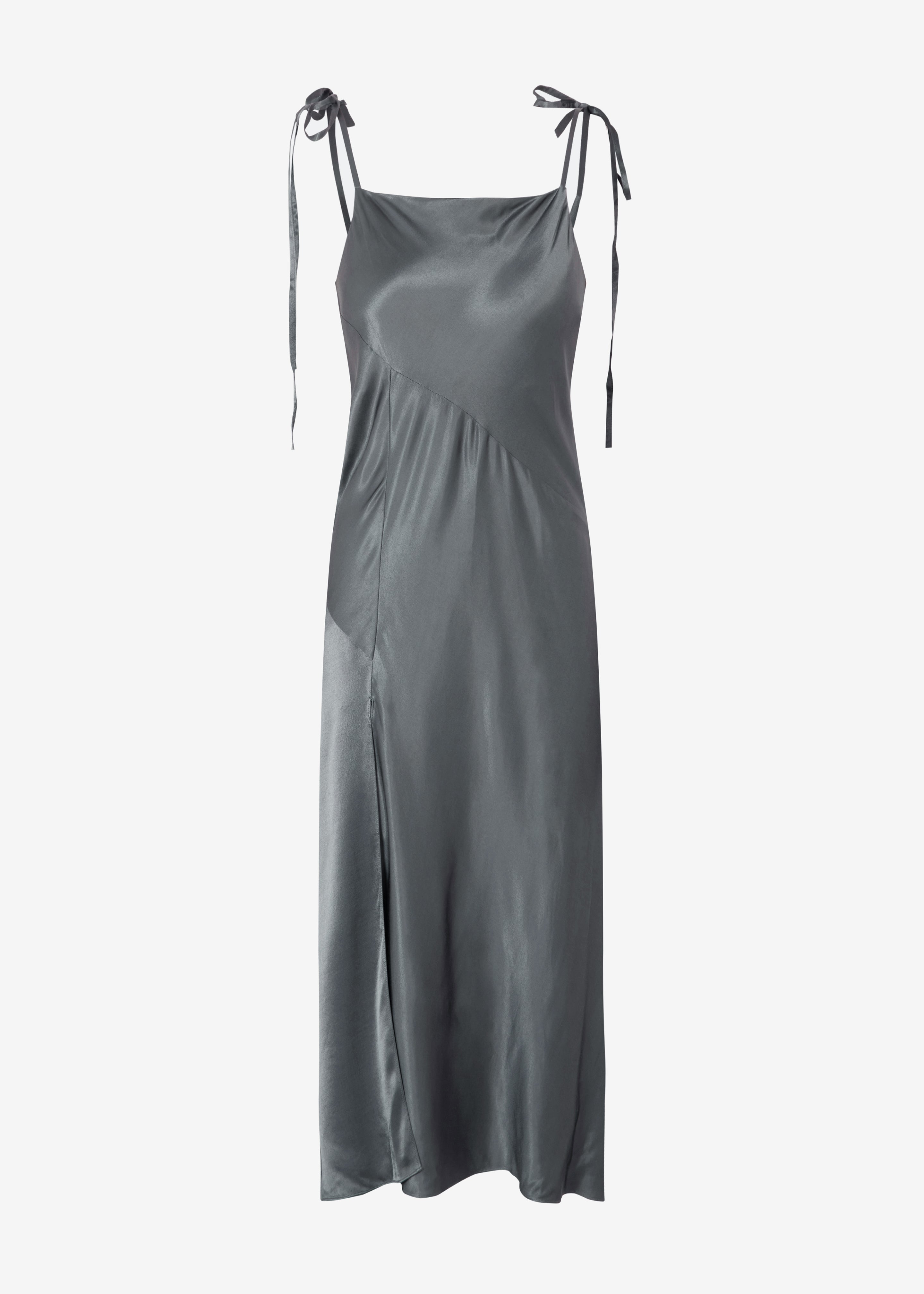 Samsøe Samsøe Viktoria Bias Strap Dress - Iron Gate - 7