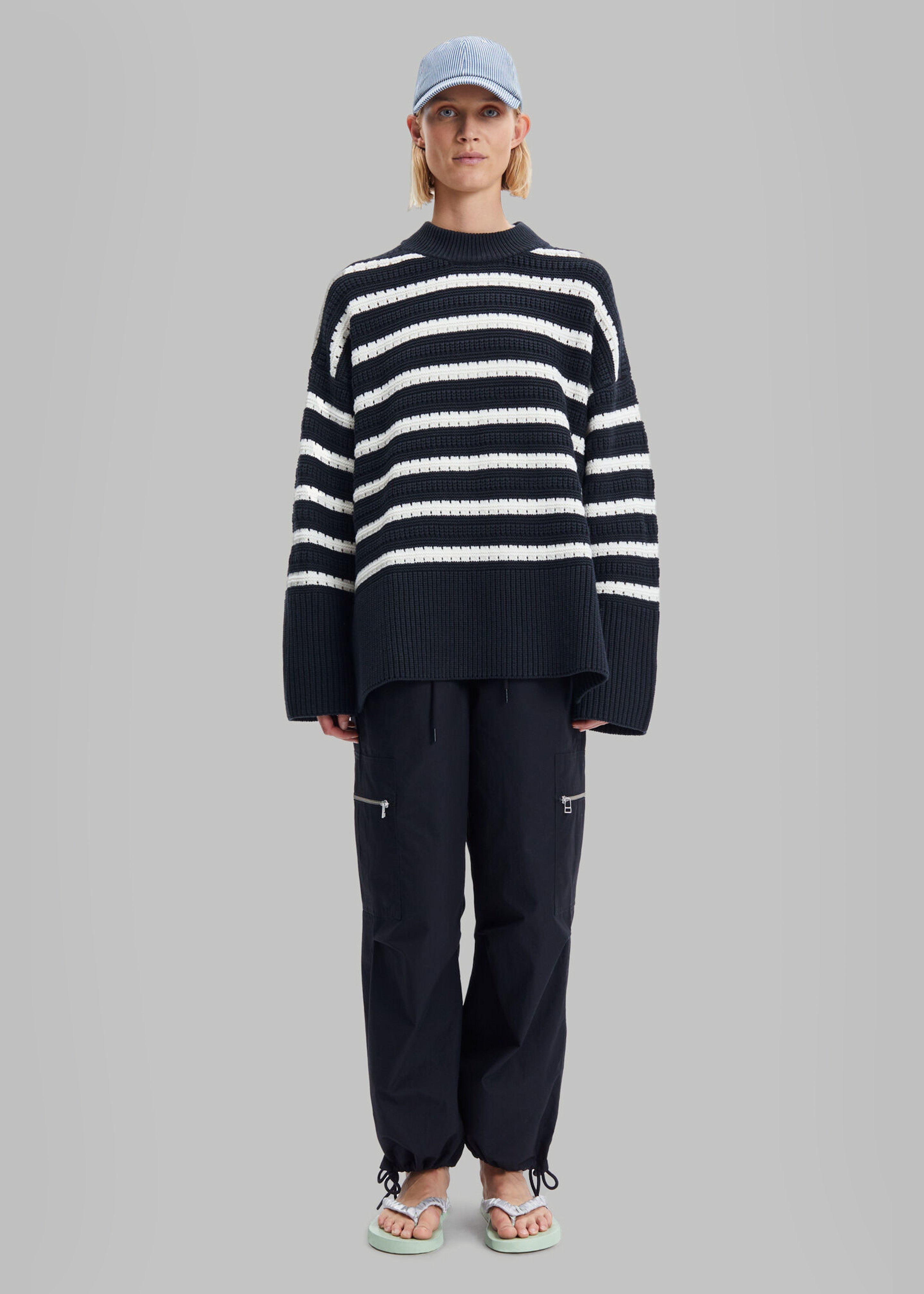 Samsøe & Samsøe Raili Crew Neck - Caviar St. - 4