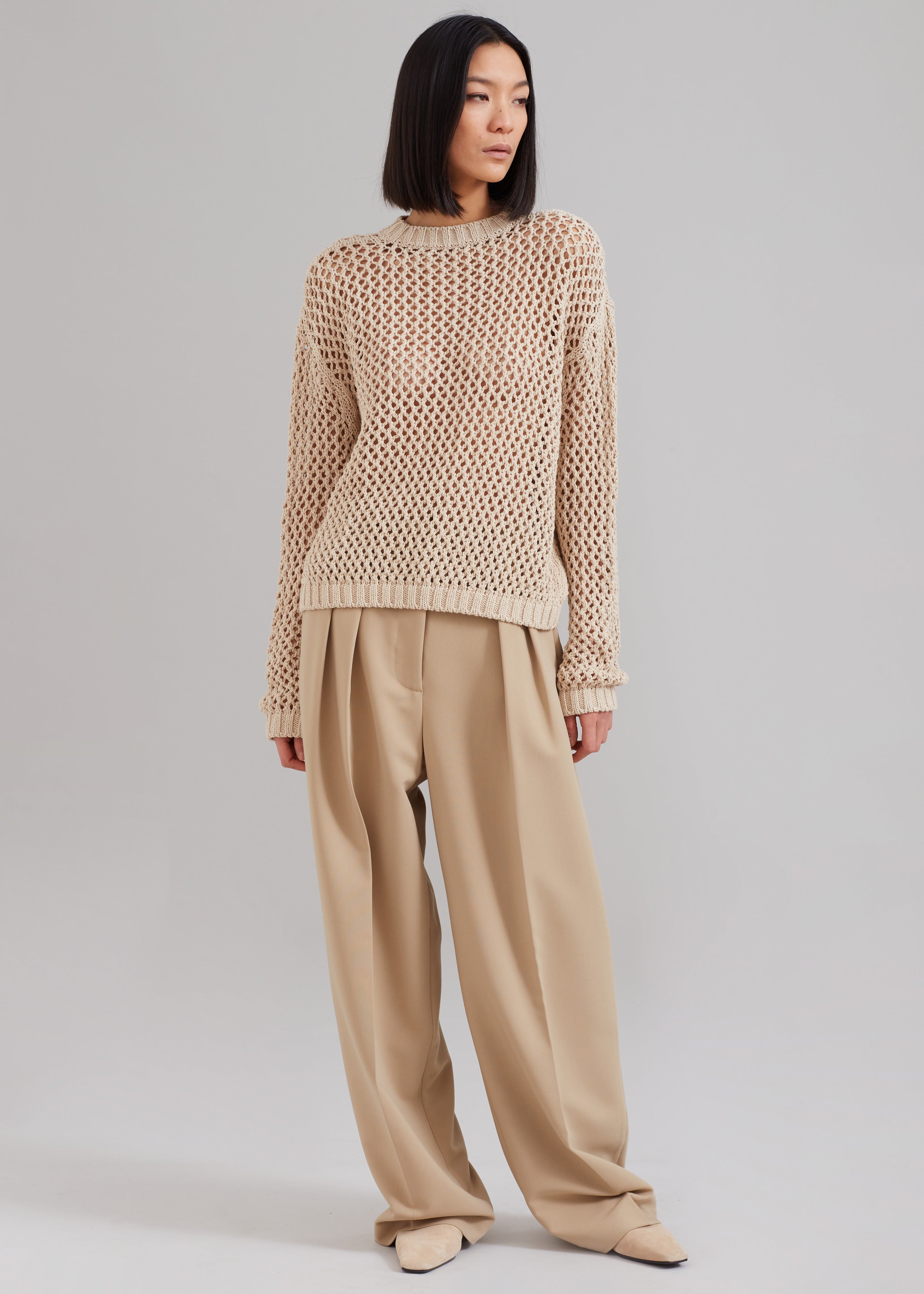 Sedona Net Top - Beige - 4
