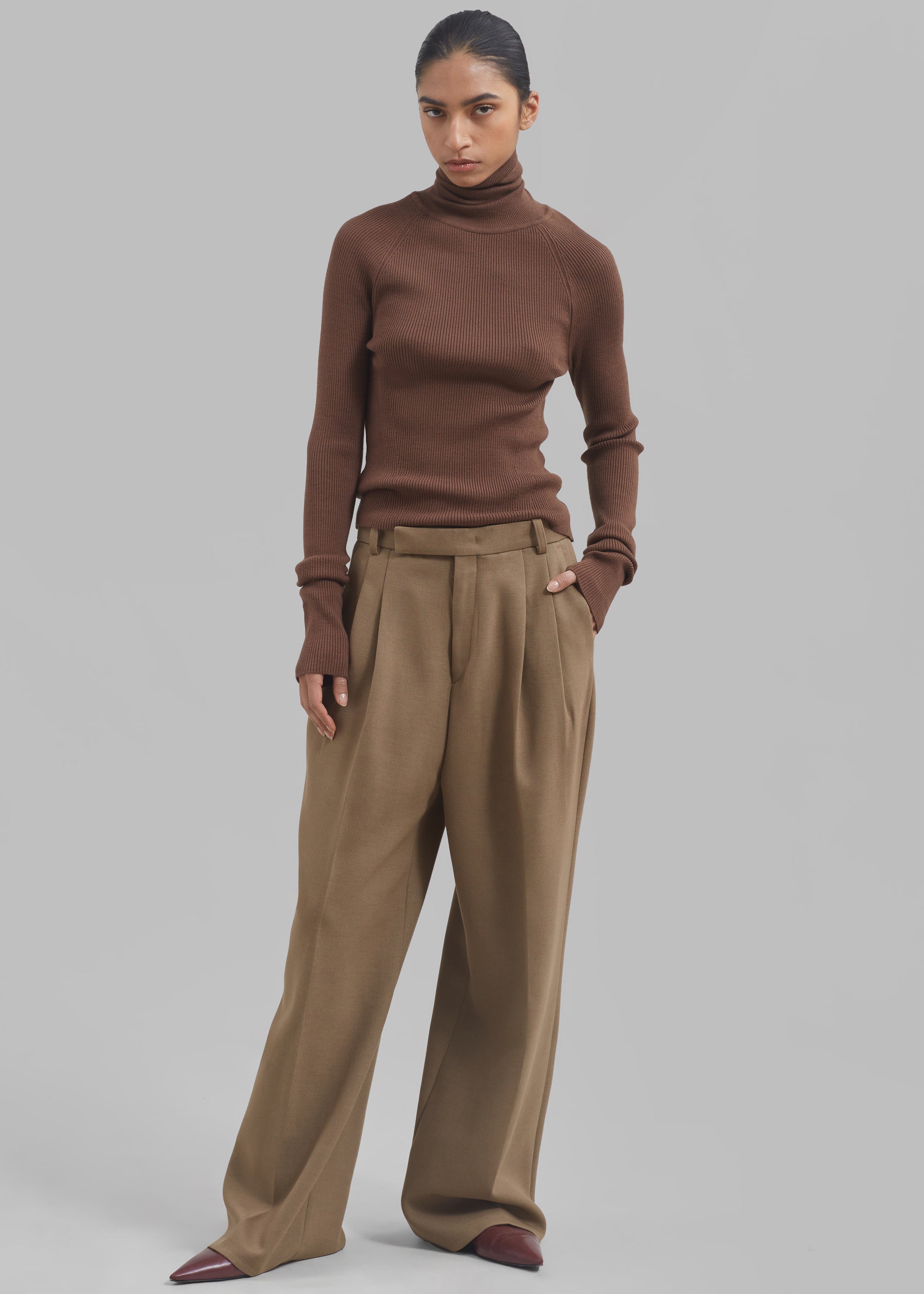 Skylar Trousers - Beige - 8