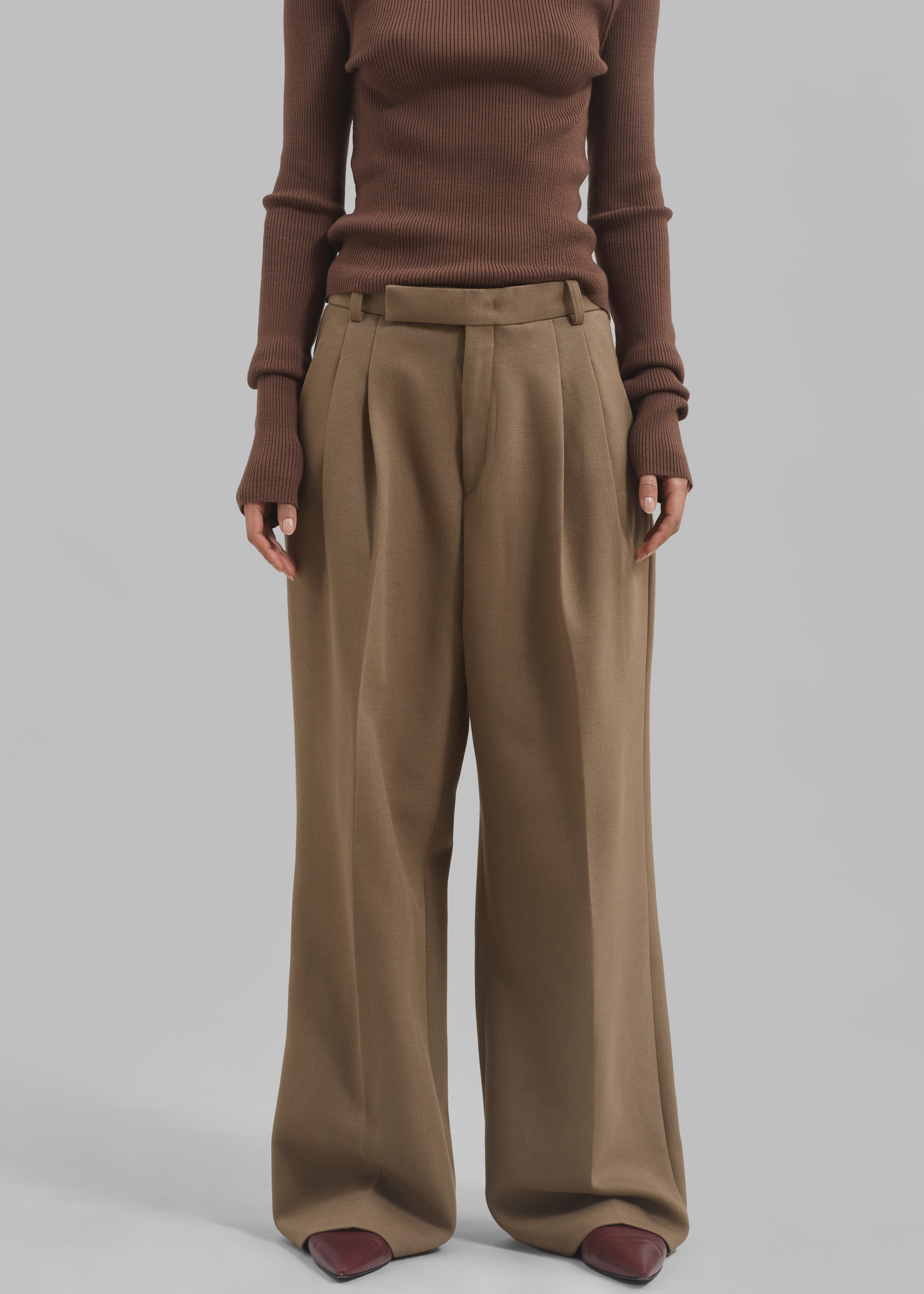 Skylar Trousers - Beige - 2