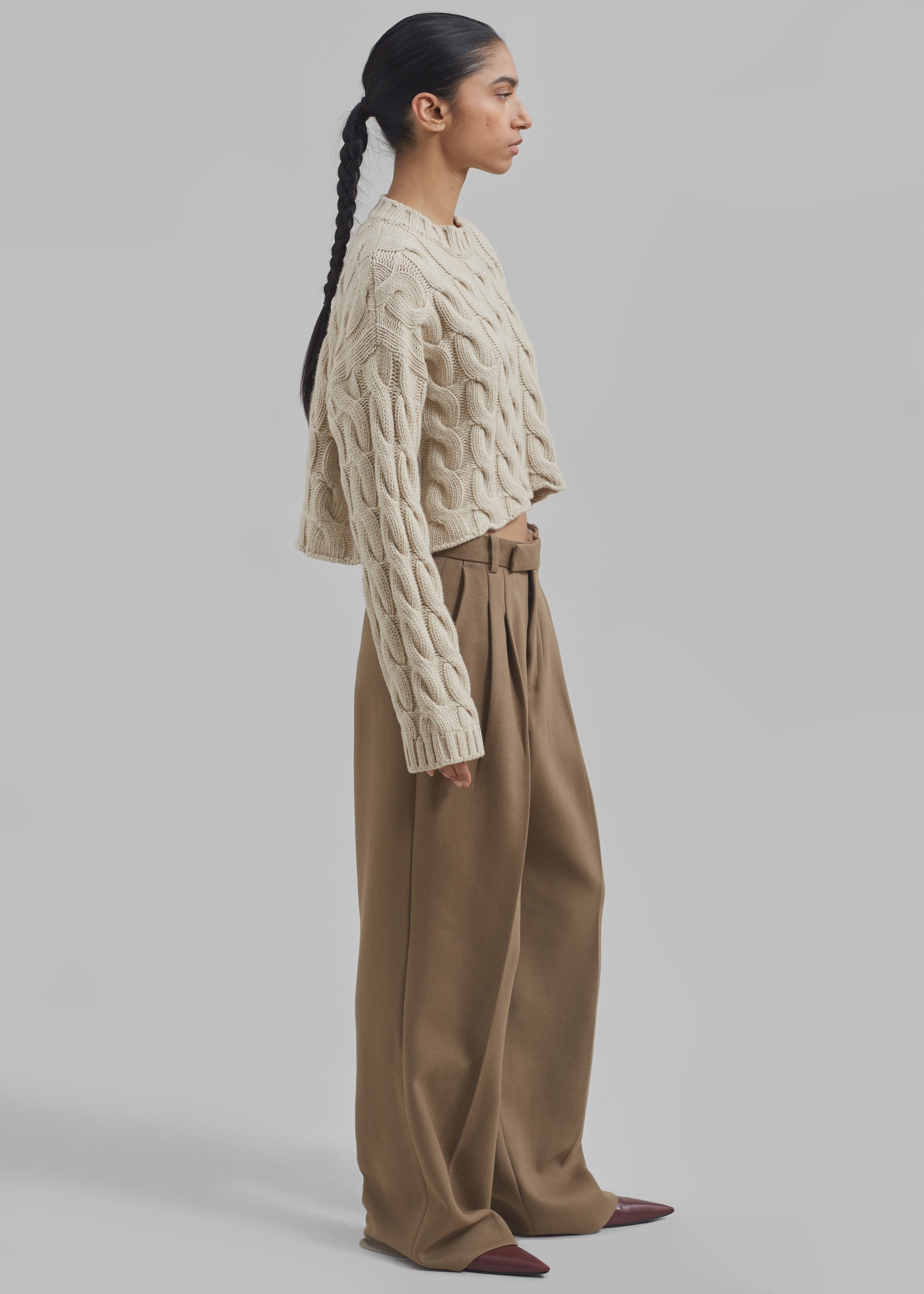 Skylar Trousers - Beige - 9