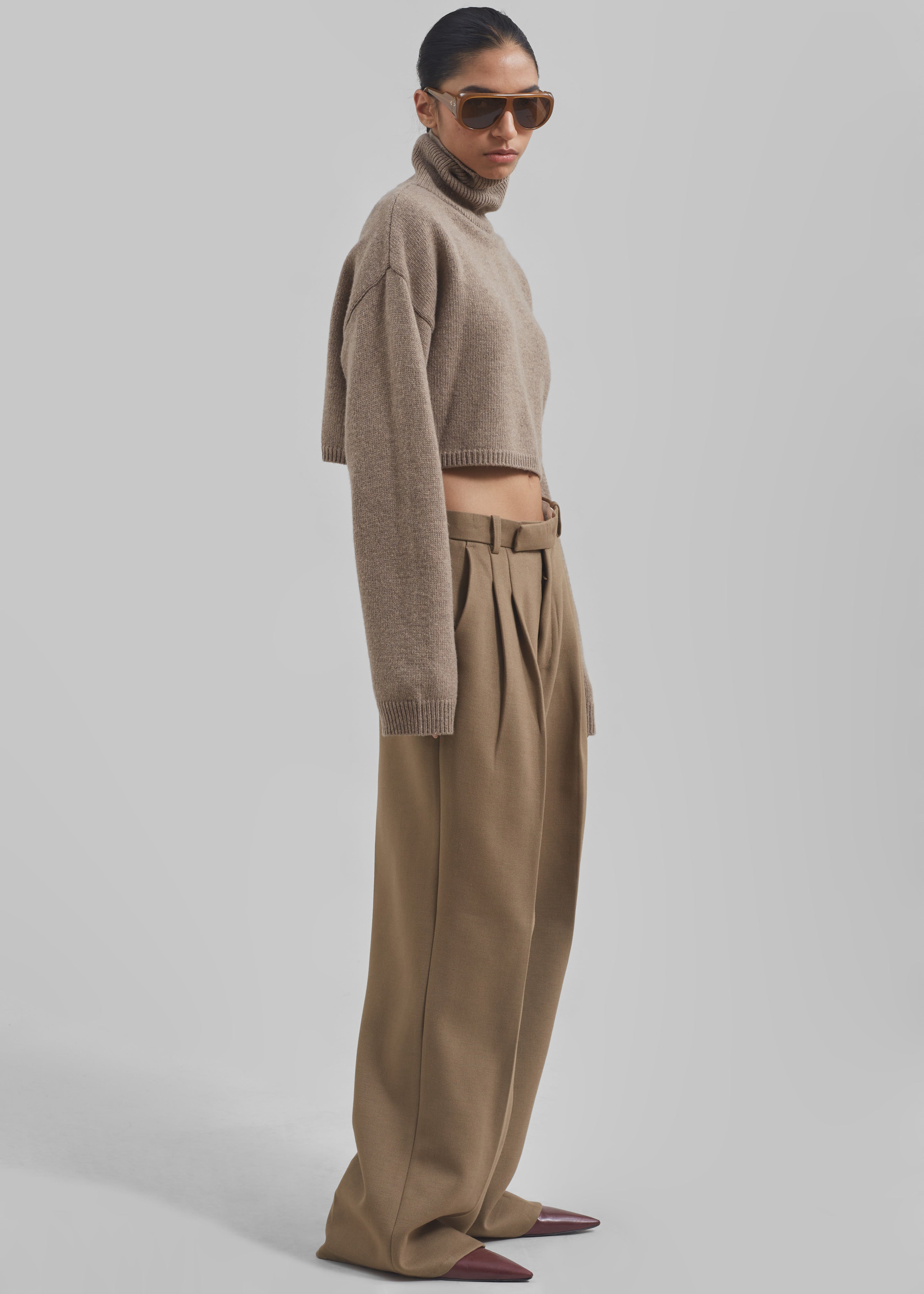 Skylar Trousers - Beige - 4