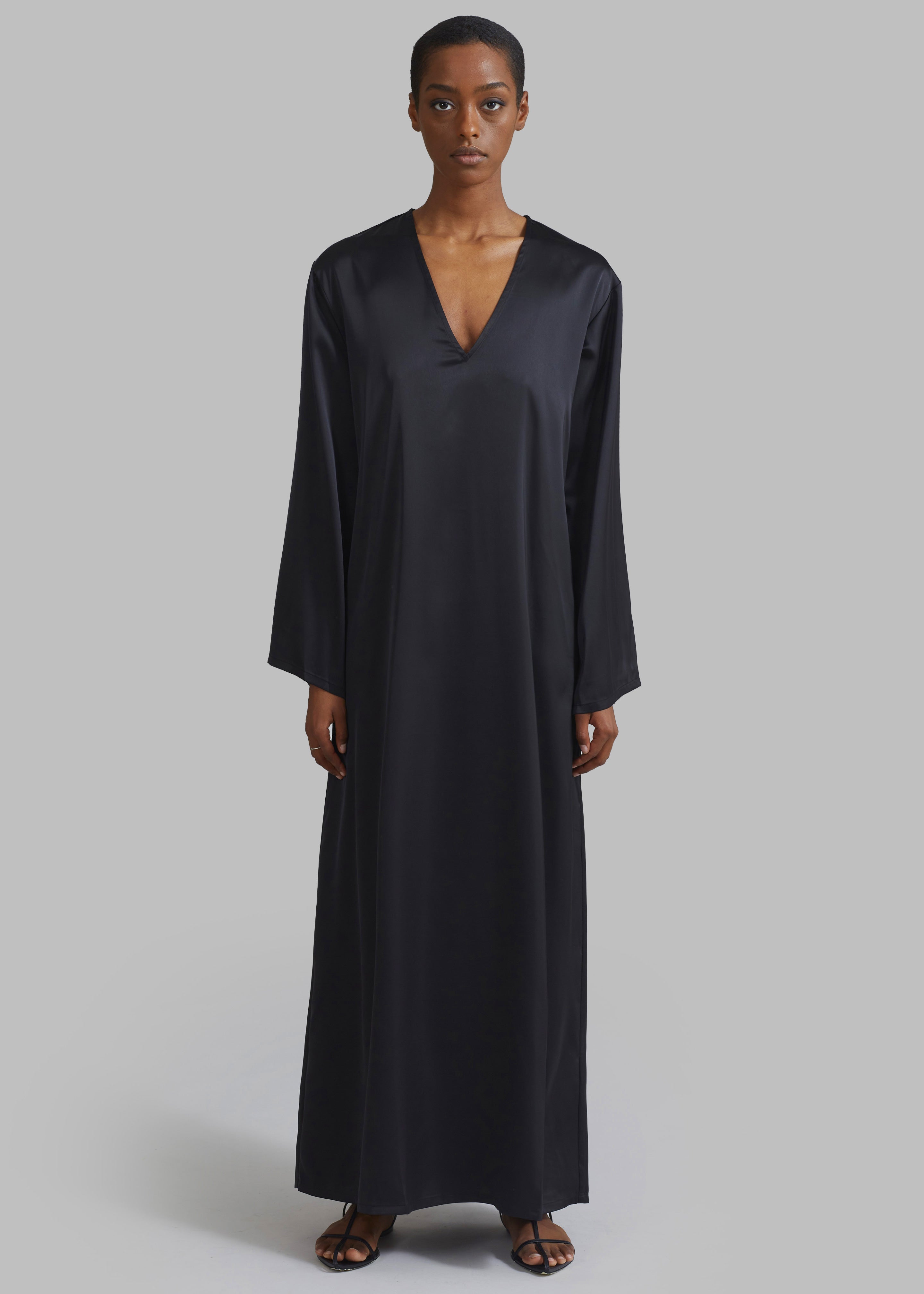 Solaqua V-Neck Dress - Noir - 8