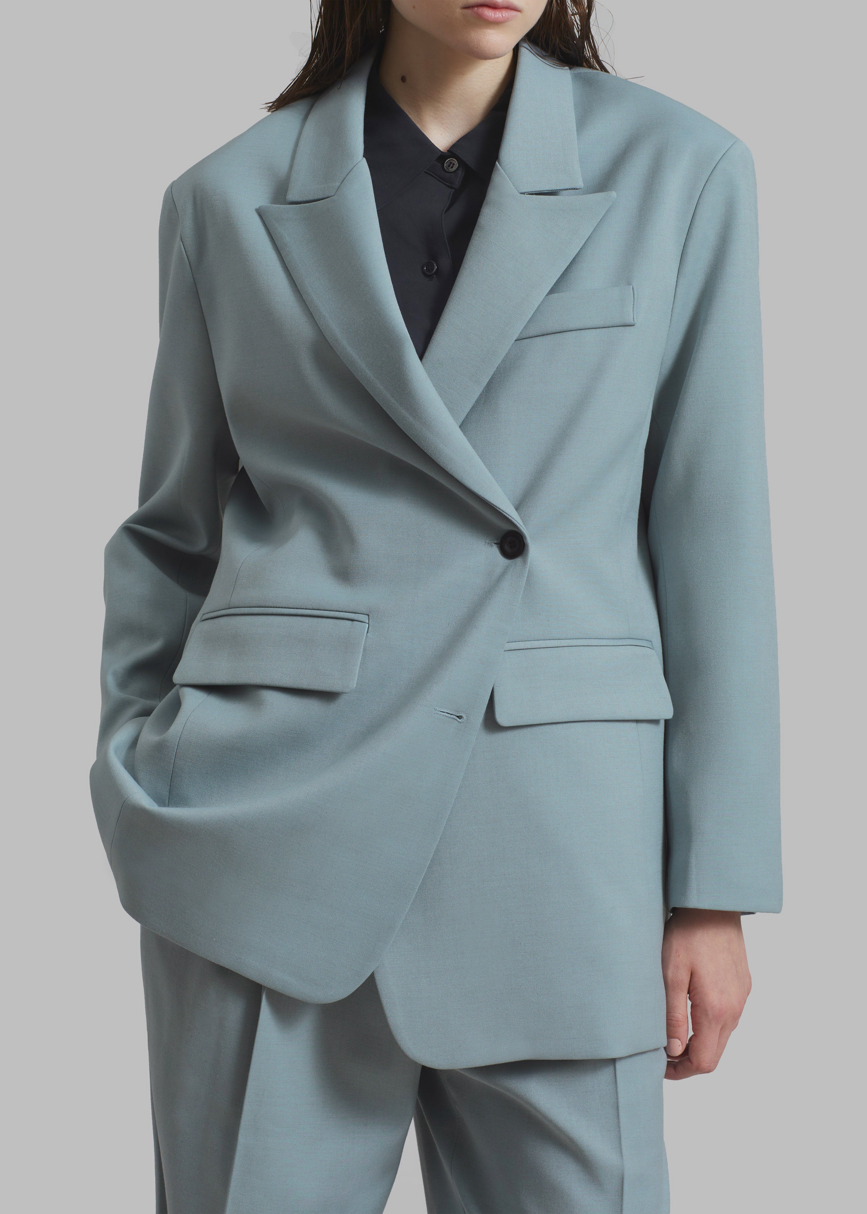 Spencer Blazer - Dusty Blue - 9
