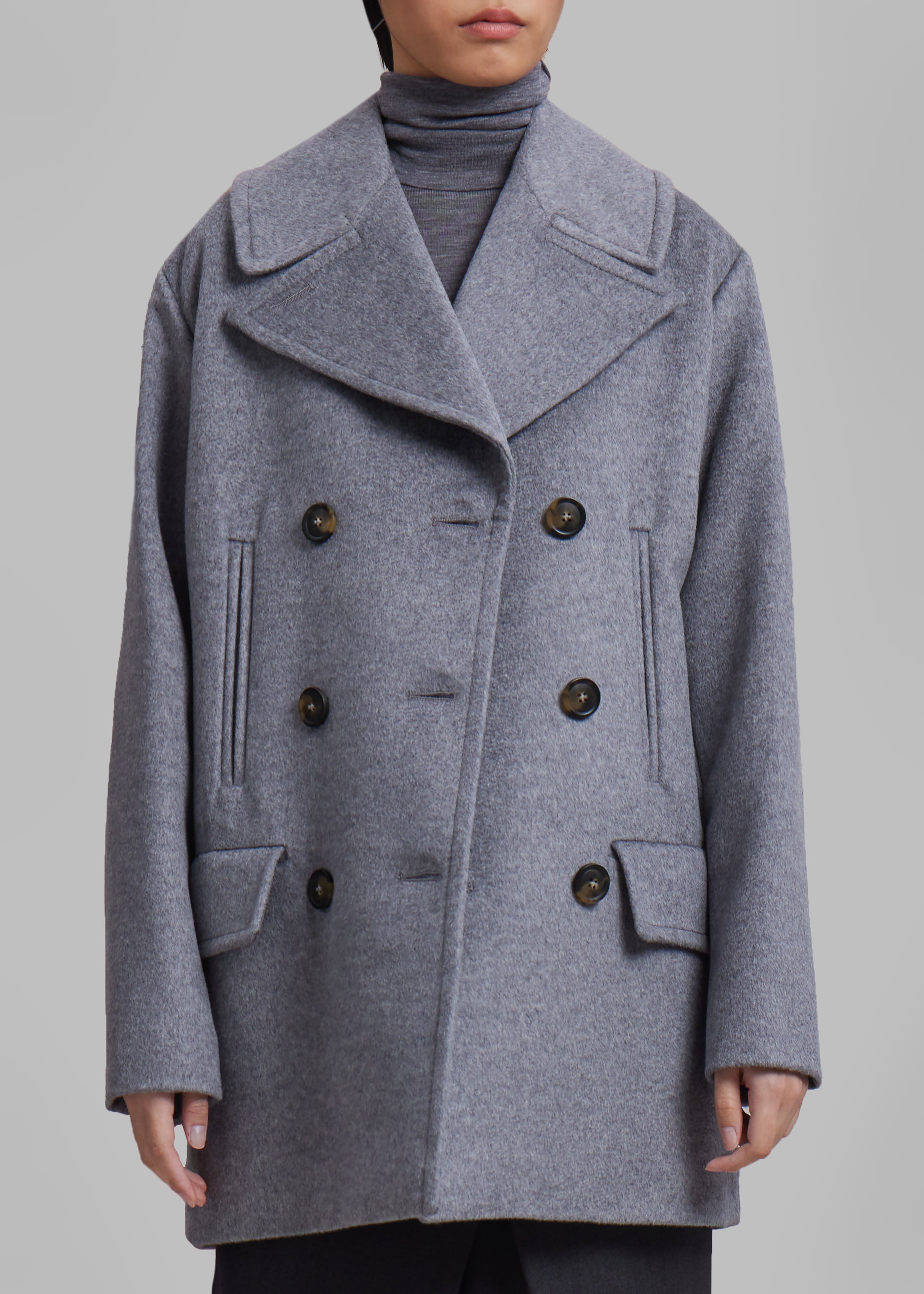 Sportmax Martora Coat - Grey - 4