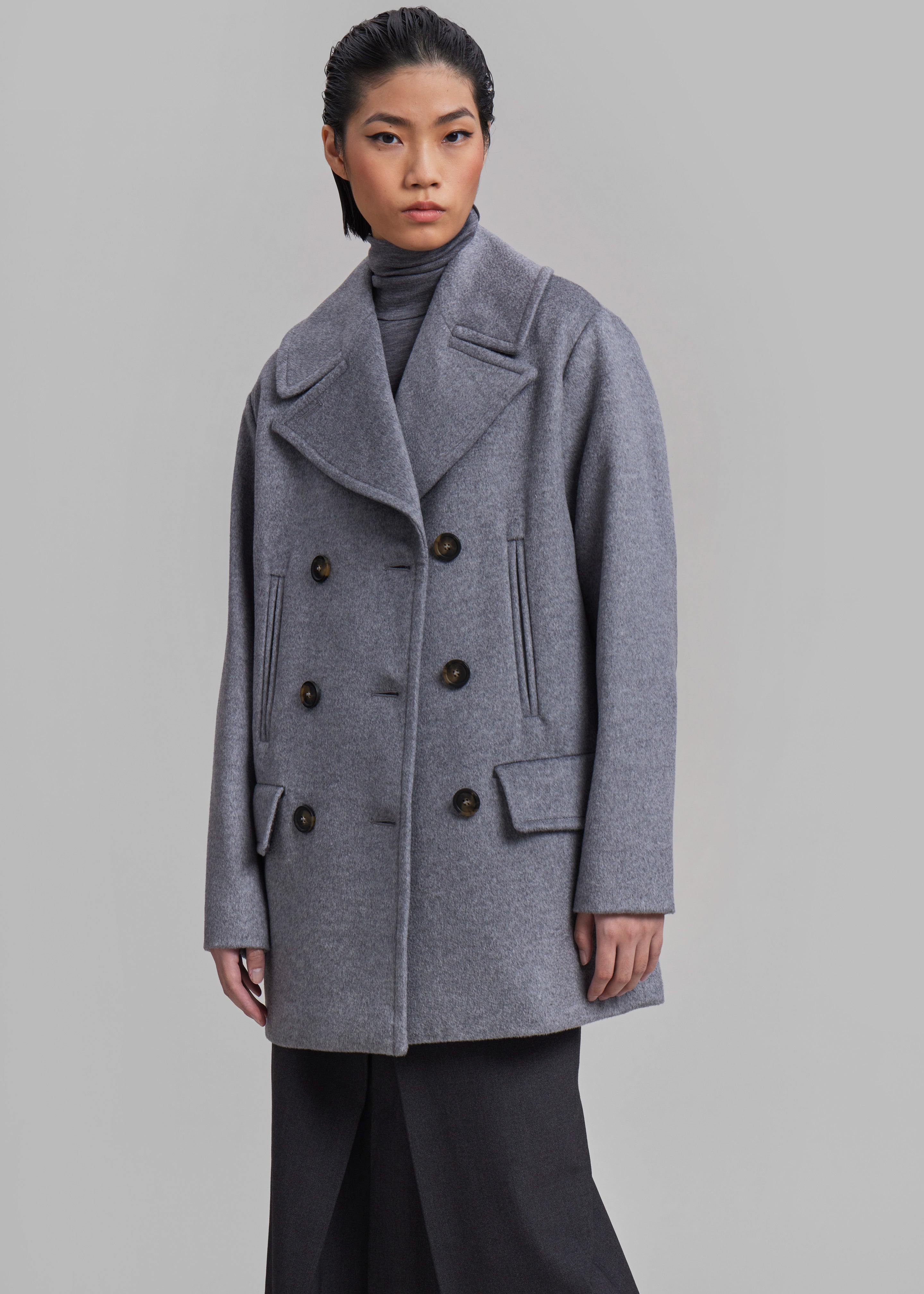 Sportmax Martora Coat - Grey - 2