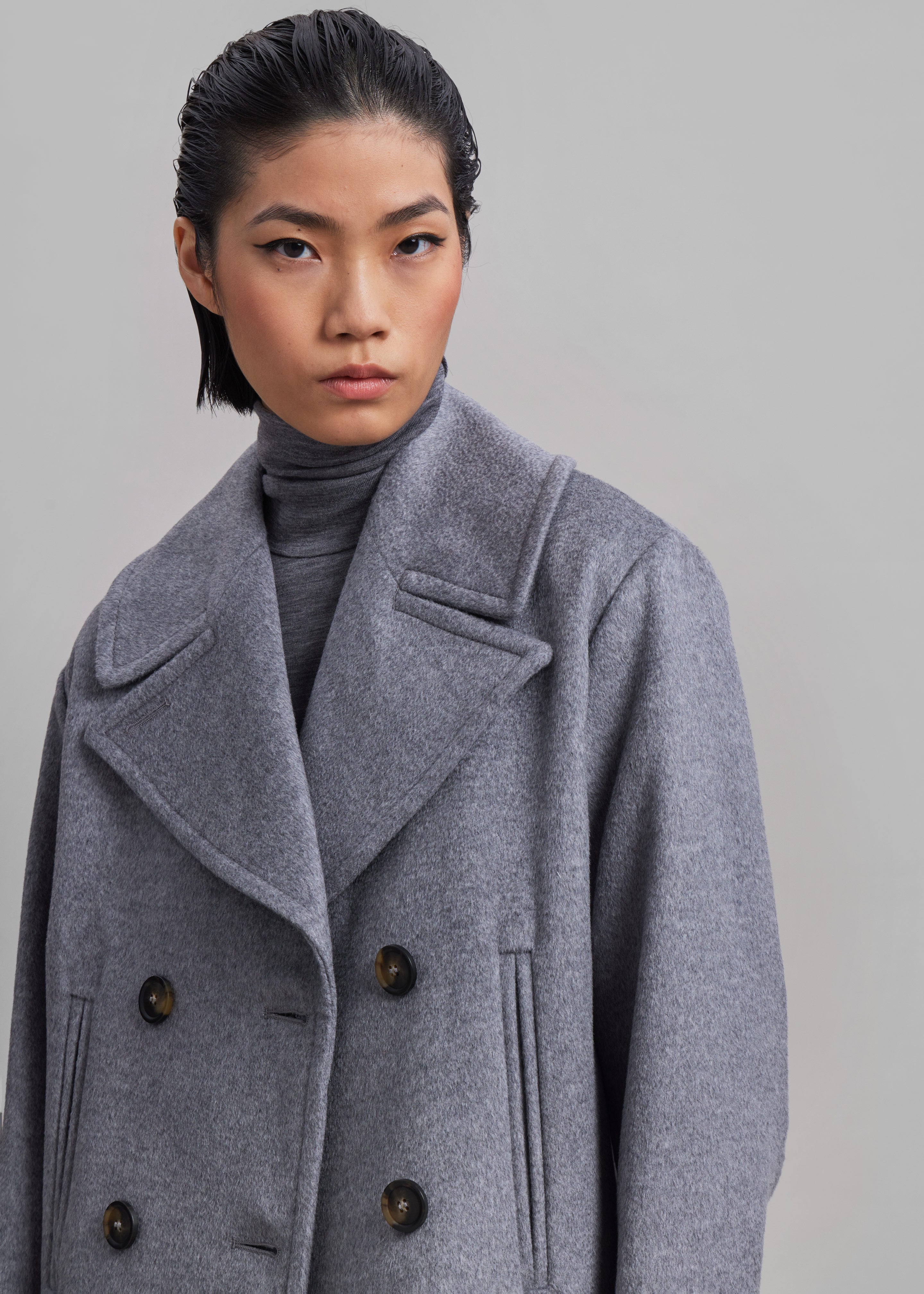 Sportmax Martora Coat - Grey - 3