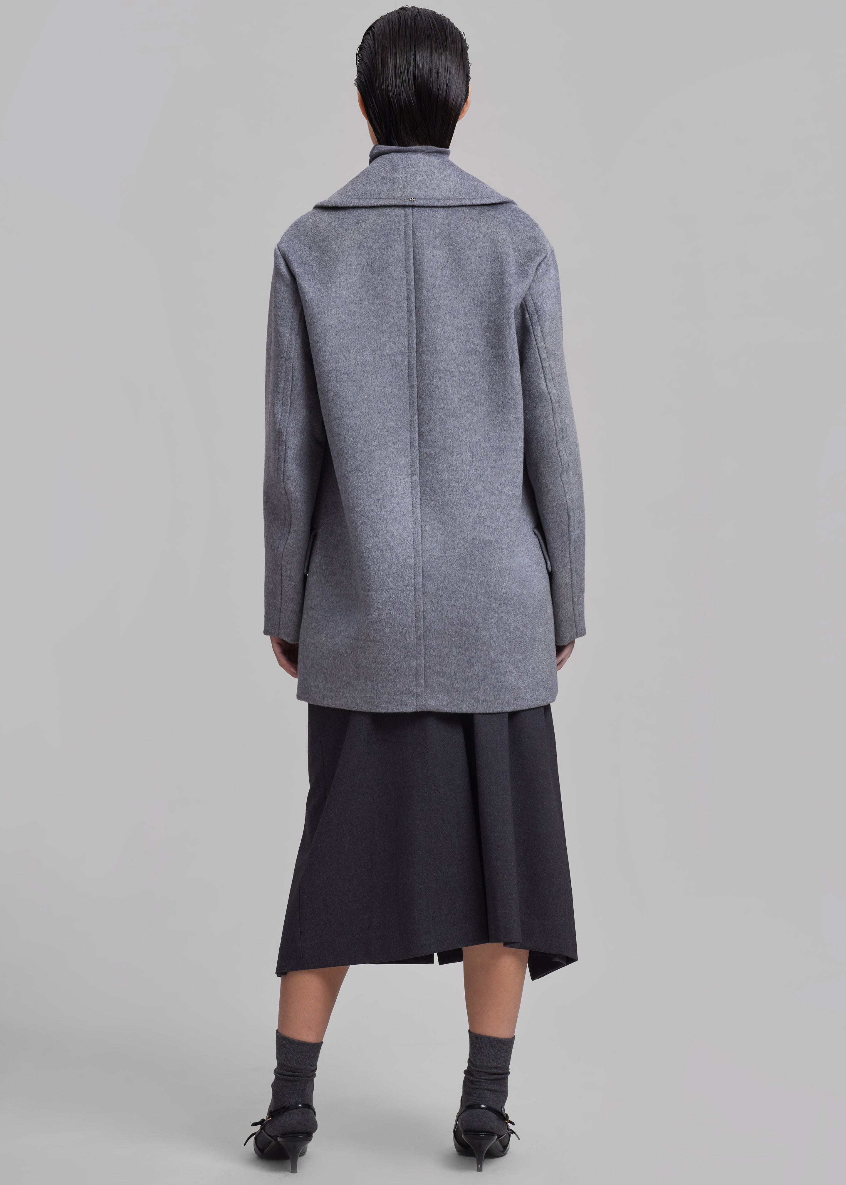 Sportmax Martora Coat - Grey - 8
