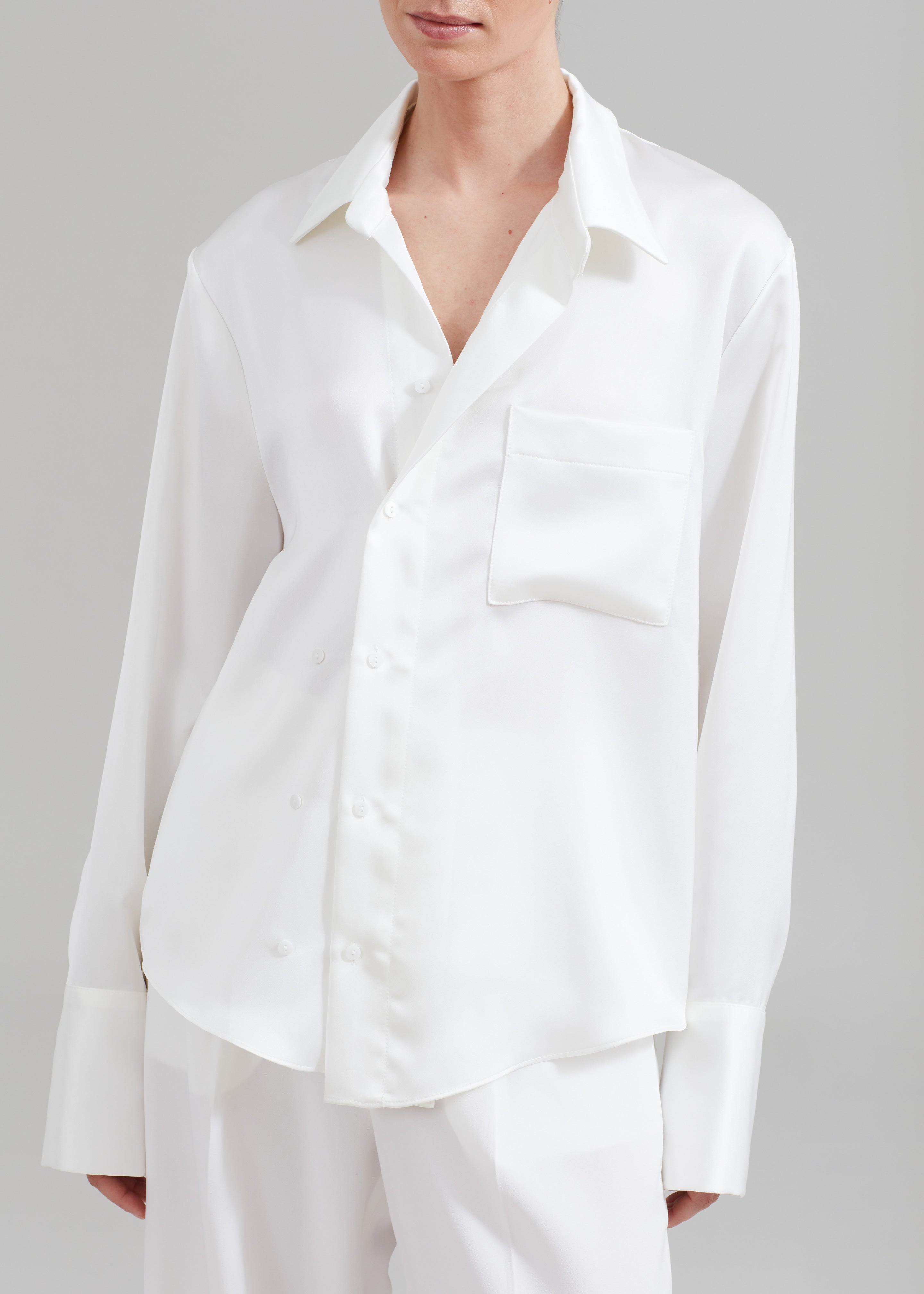 Sree Silky Shirt - White - 2