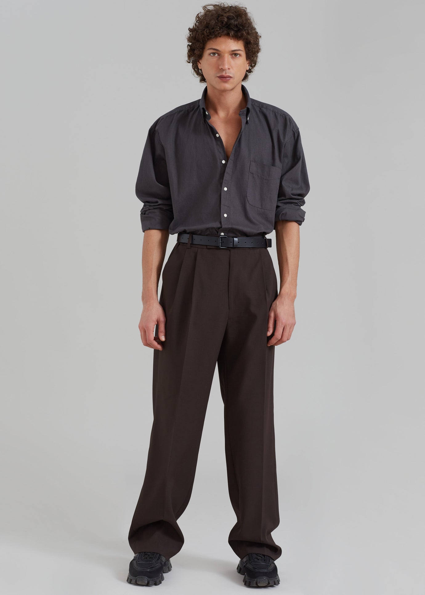 Sinclair Shirt - Charcoal - 1
