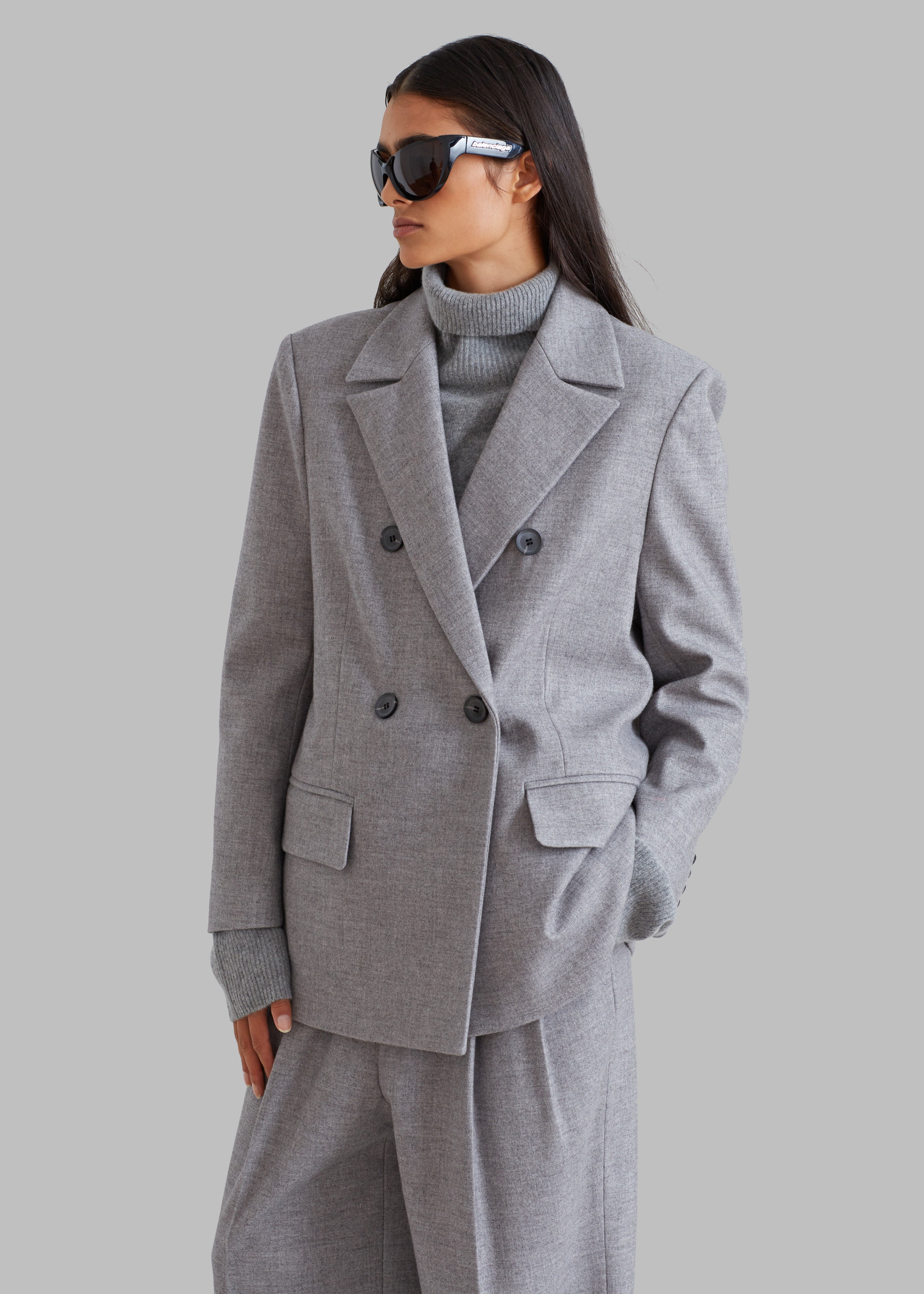 Stine Blazer - Grey - 2